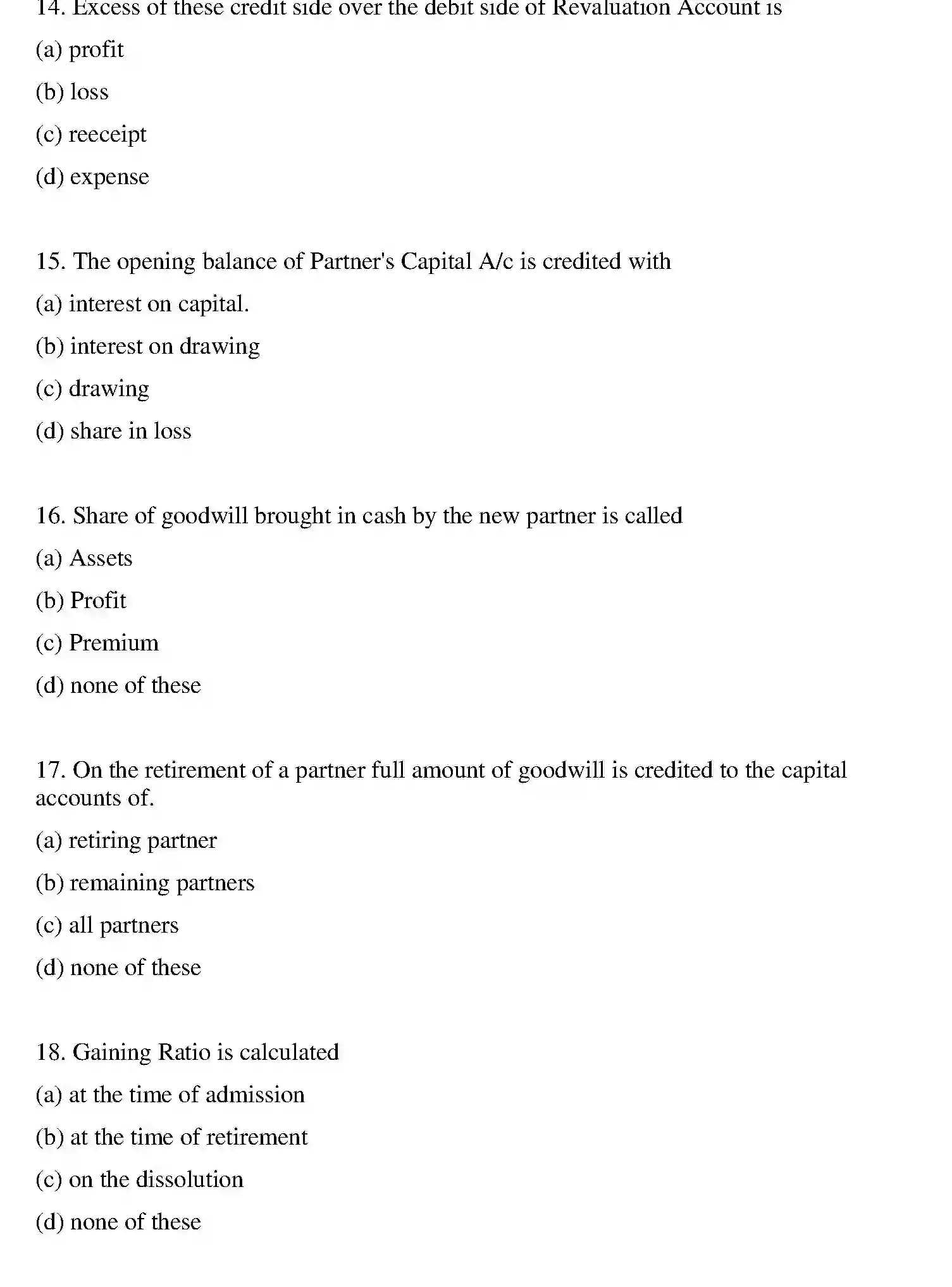 Bihar Board Class 12 2015 ACCOUNTANCY Question Bank - Page 18