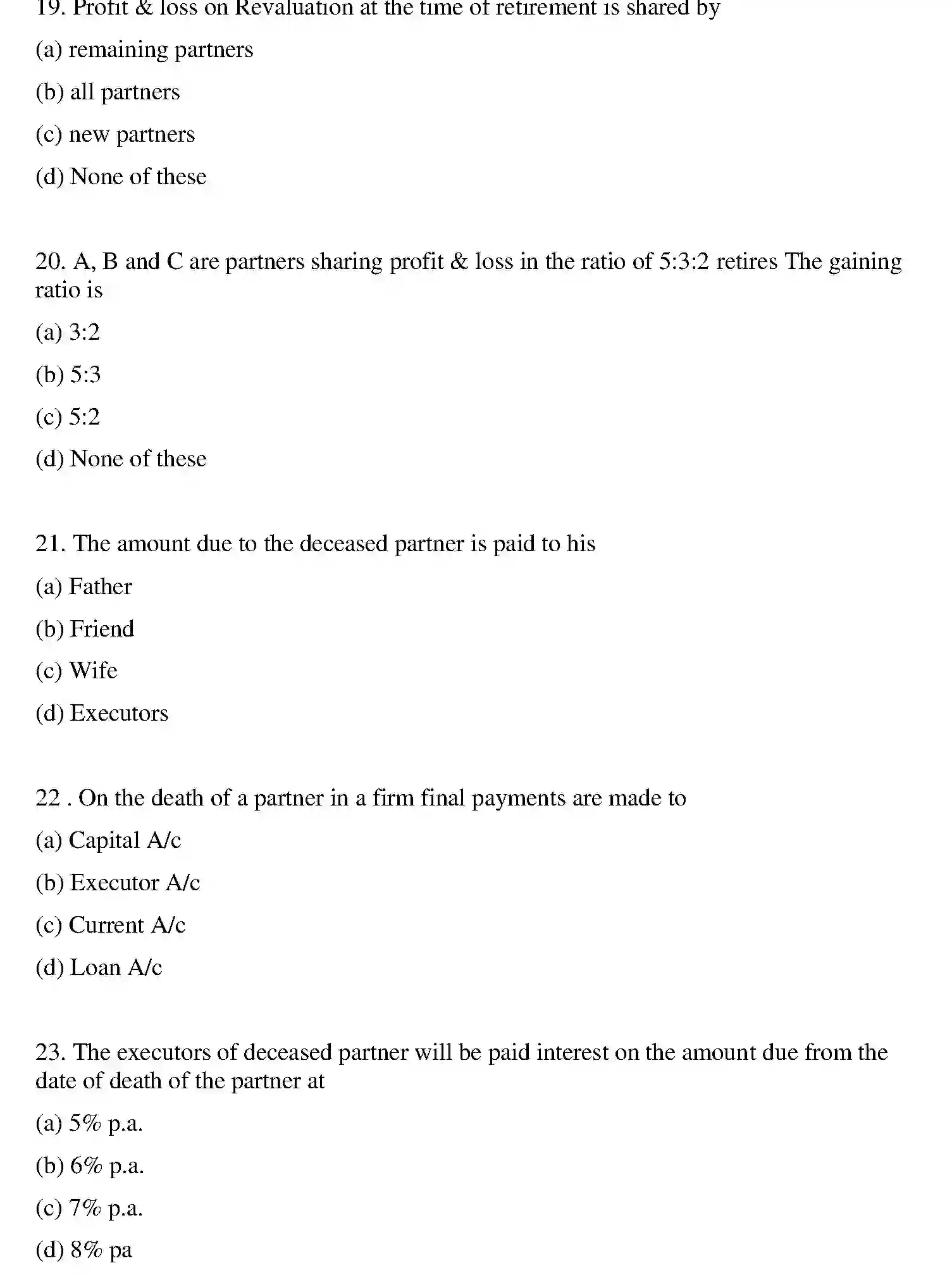 Bihar Board Class 12 2015 ACCOUNTANCY Question Bank - Page 19