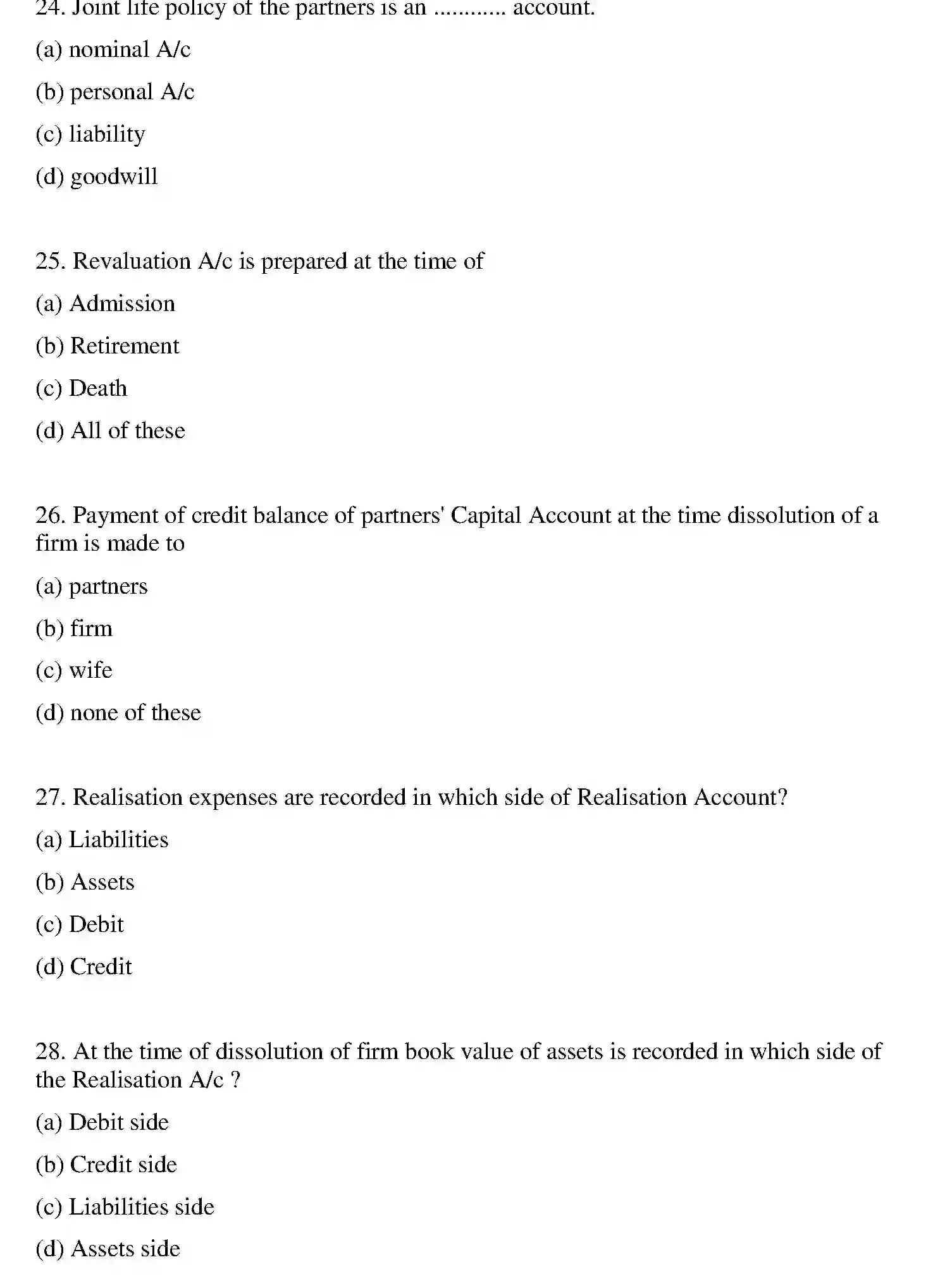 Bihar Board Class 12 2015 ACCOUNTANCY Question Bank - Page 20