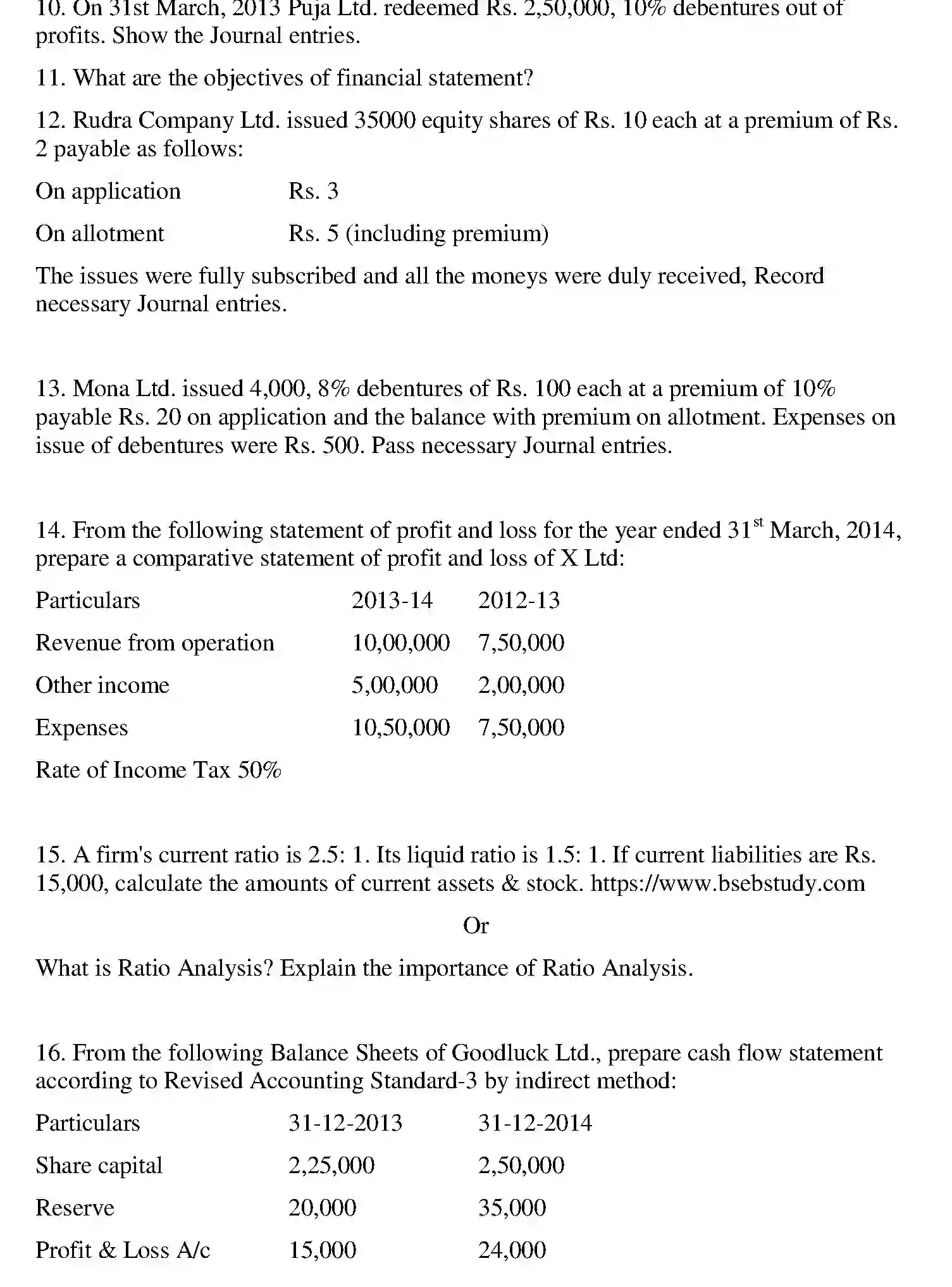 Bihar Board Class 12 2015 ACCOUNTANCY Question Bank - Page 24