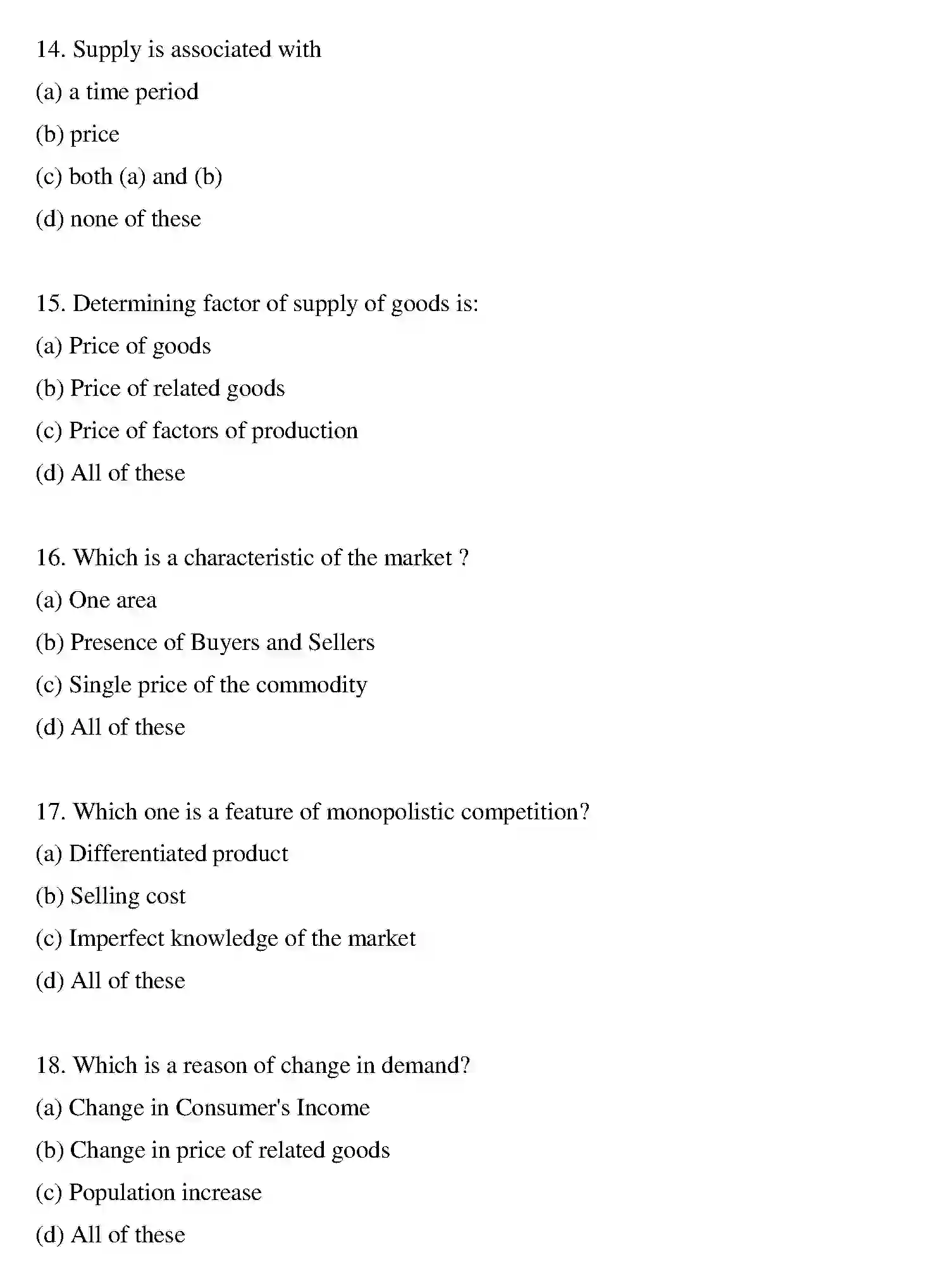 Bihar Board Class 12 2015 BUSINESS-ECONOMICS Question Bank - Page 16