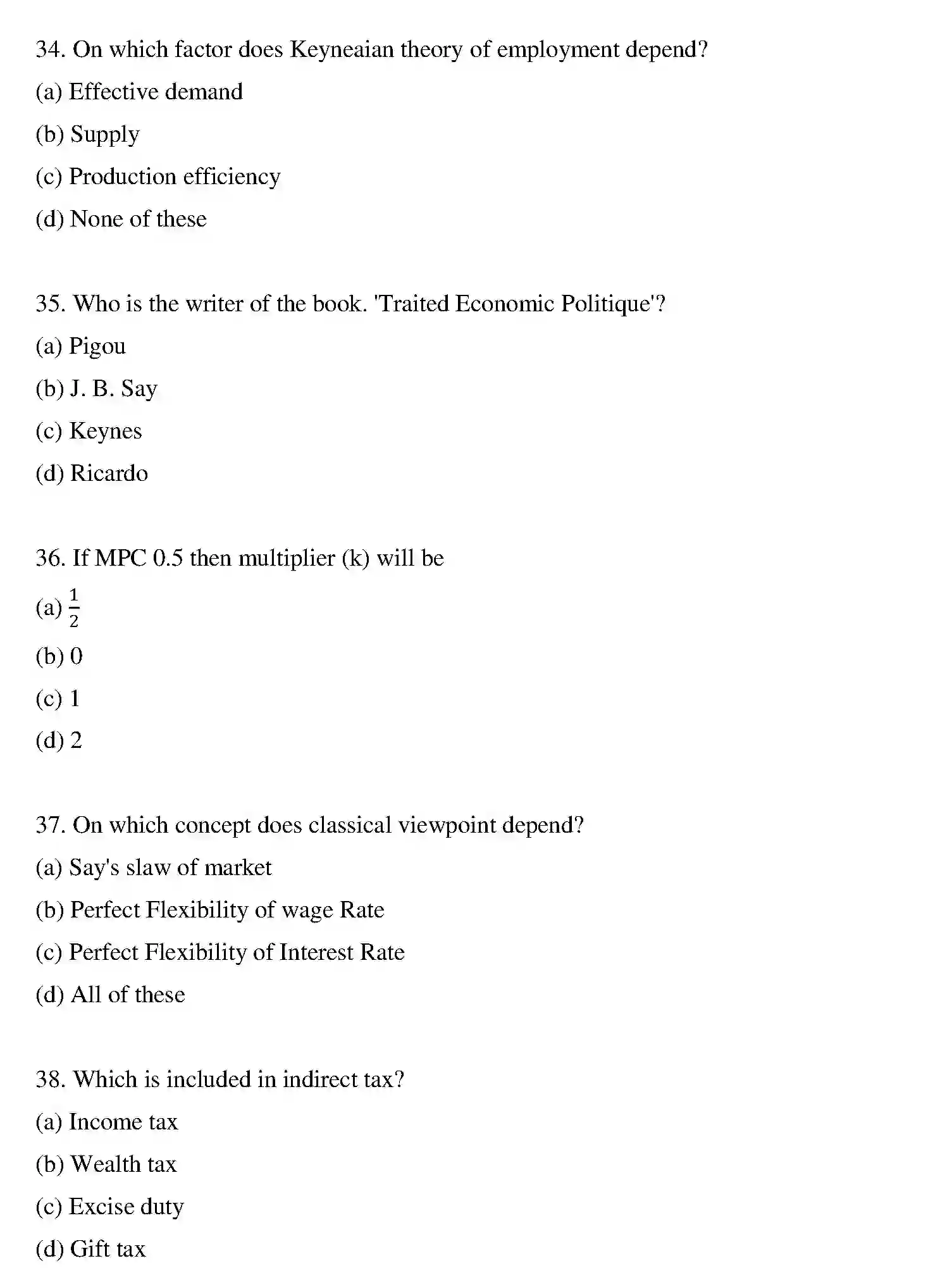 Bihar Board Class 12 2015 BUSINESS-ECONOMICS Question Bank - Page 20