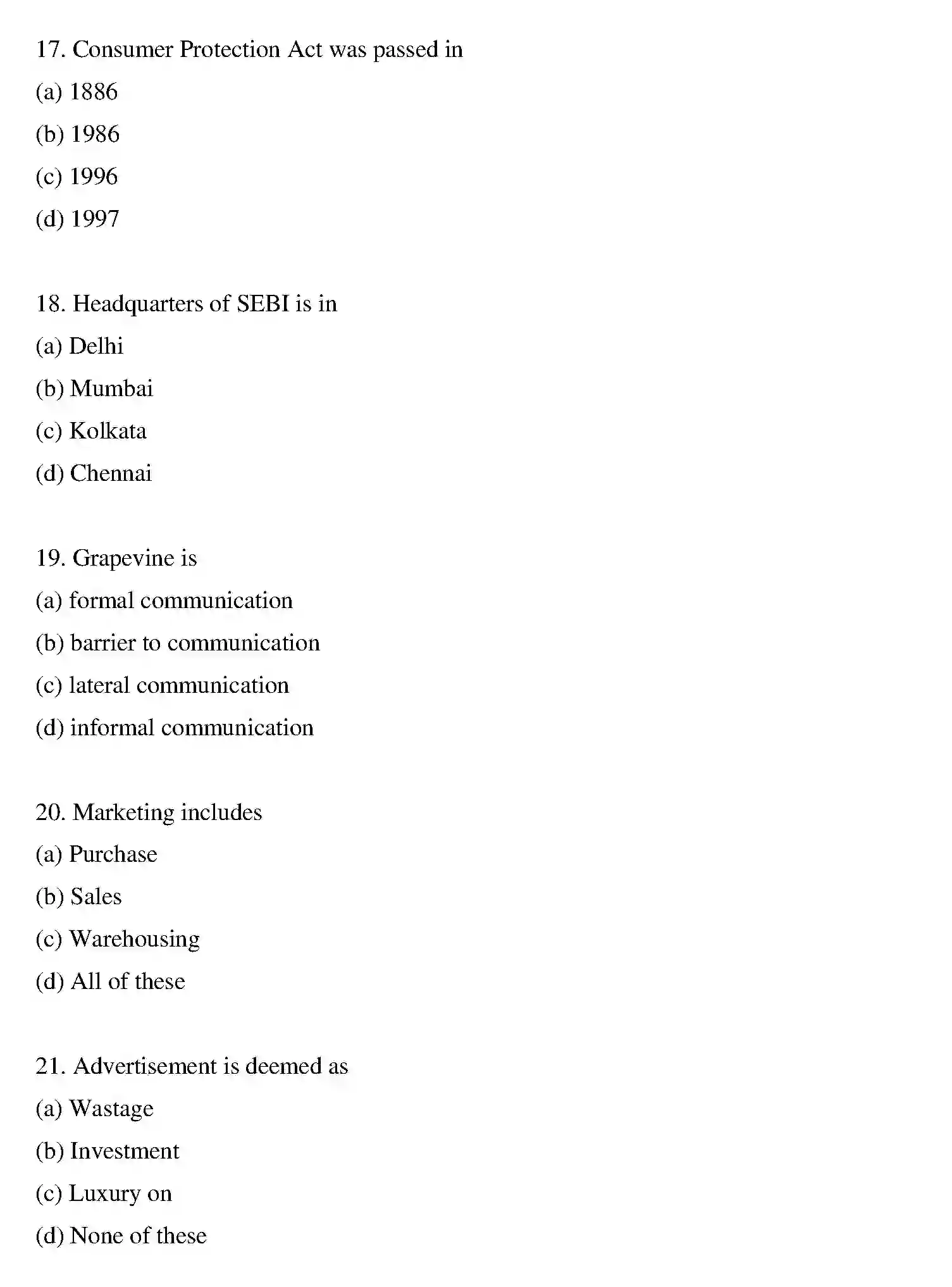 Bihar Board Class 12 2015 BUSINESS-STUDIES Question Bank - Page 17