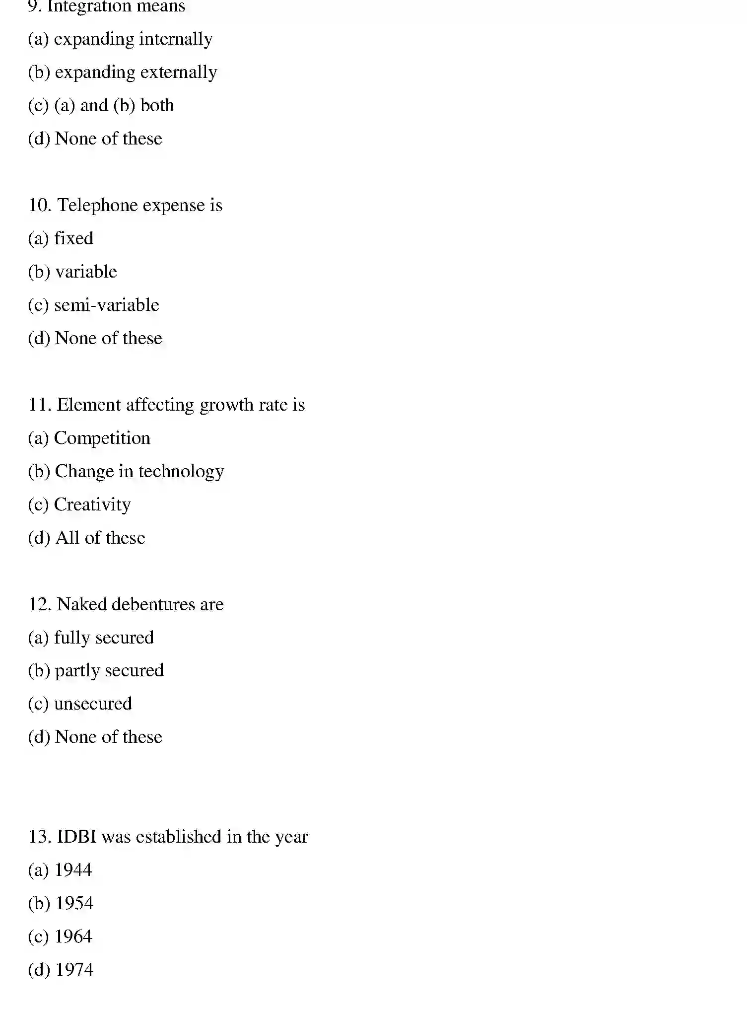 Bihar Board Class 12 2015 ENTREPRENEURSHIP Question Bank - Page 12