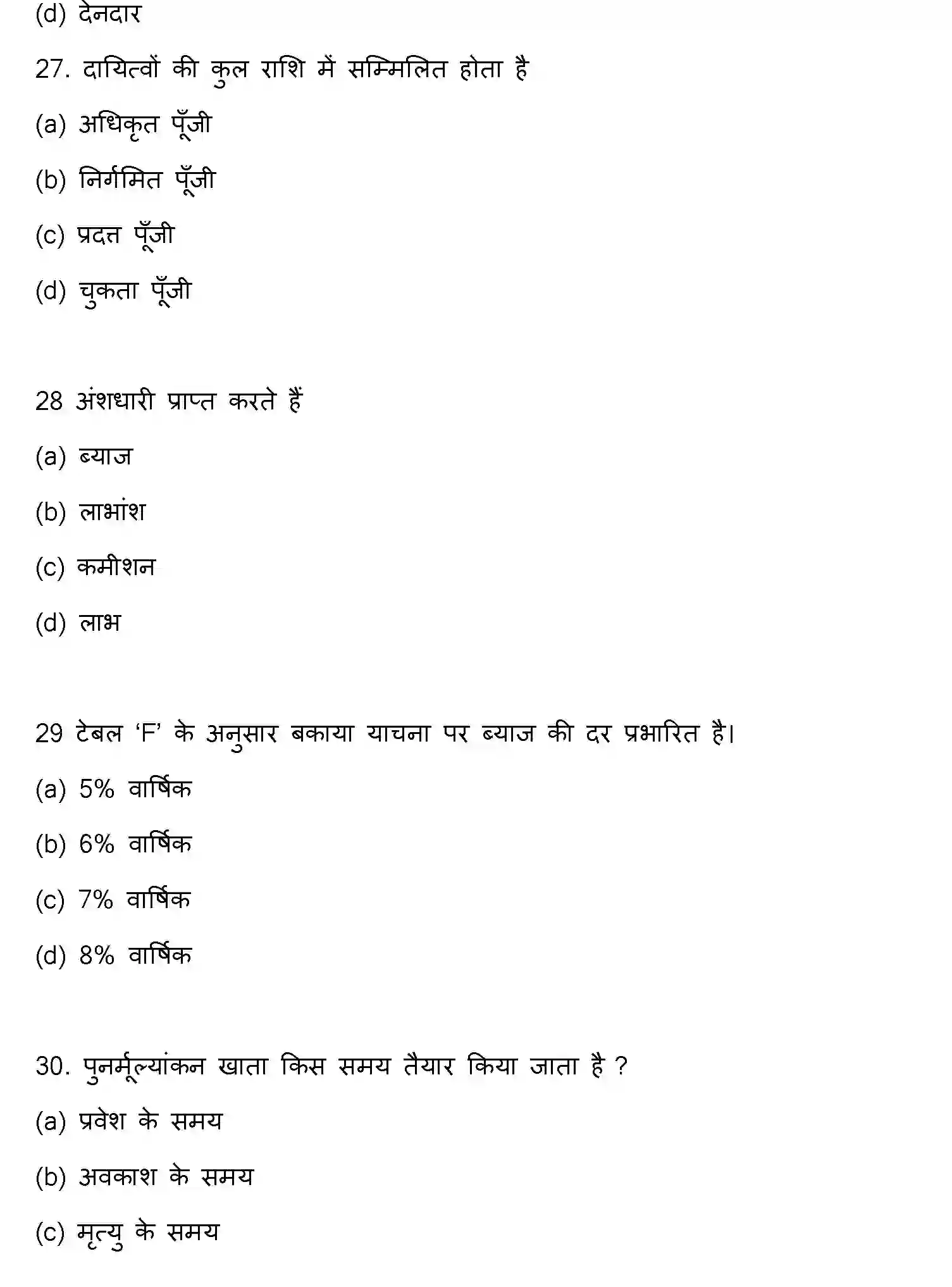 Bihar Board Class 2 2016 ACCOUNTANCY Question Bank - Page 8