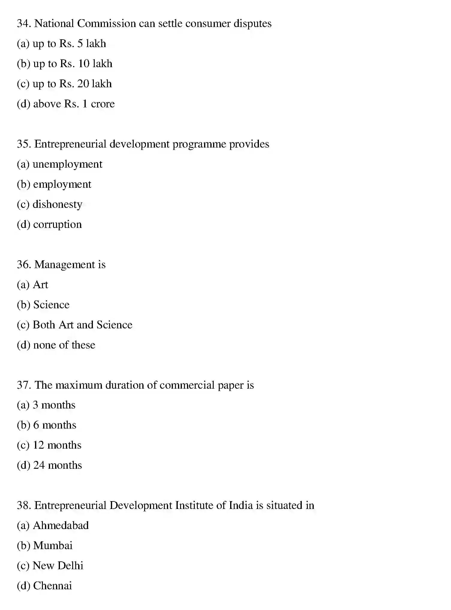 Bihar Board Class 12 2016 BUSINESS-STUDIES Question Bank - Page 20