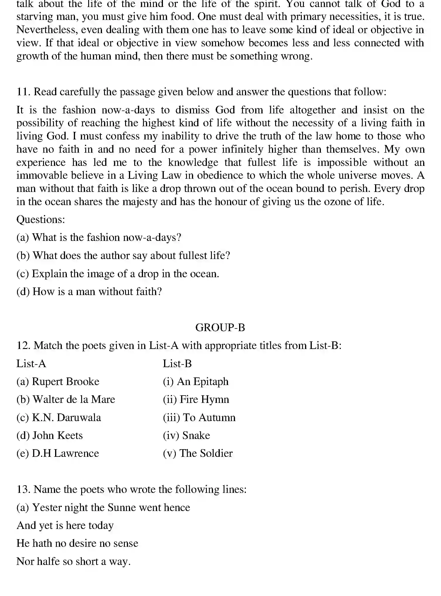 Bihar Board Class 2 2016 ENGLISH Question Bank - Page 2
