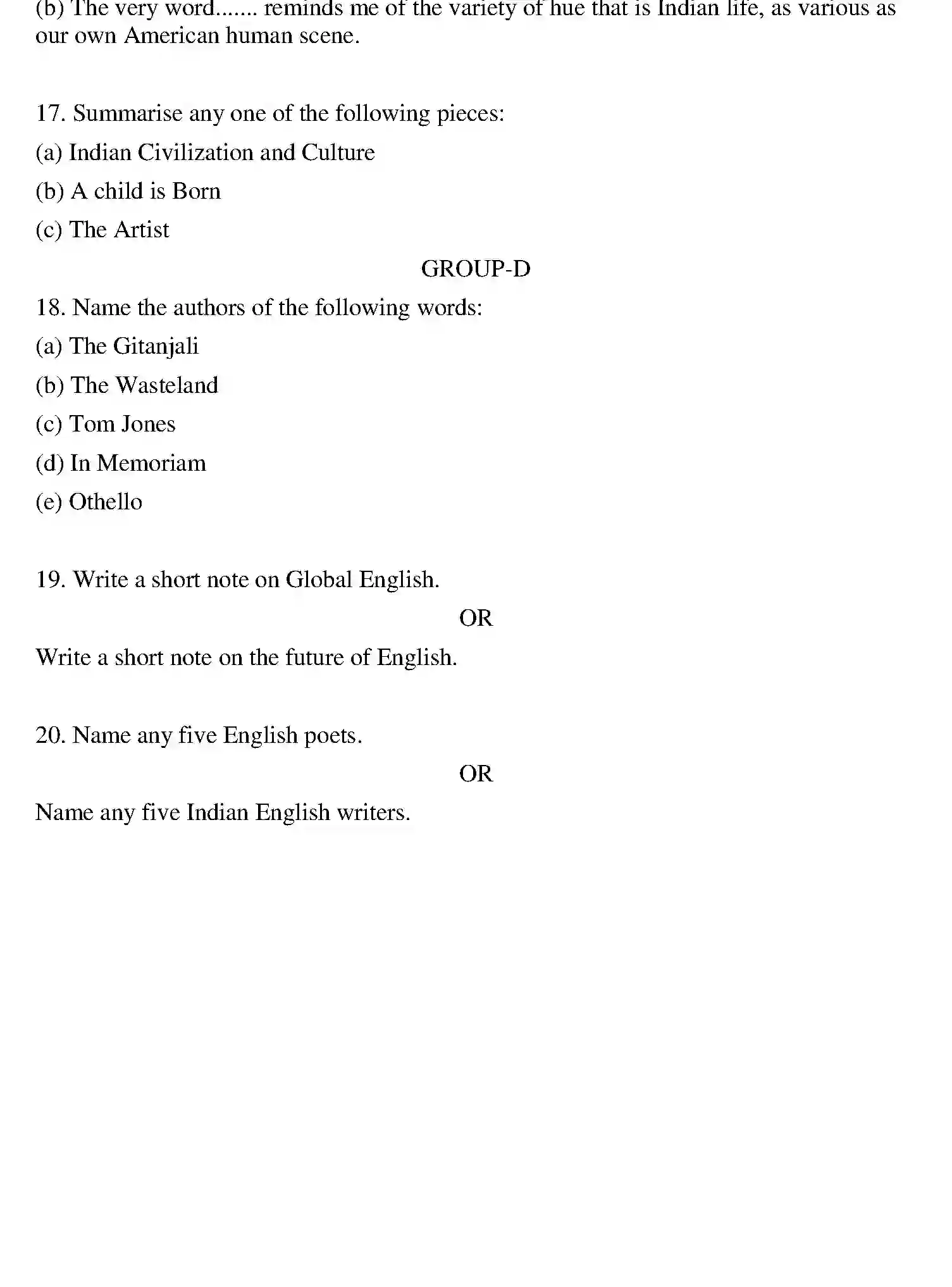 Bihar Board Class 2 2016 ENGLISH Question Bank - Page 4