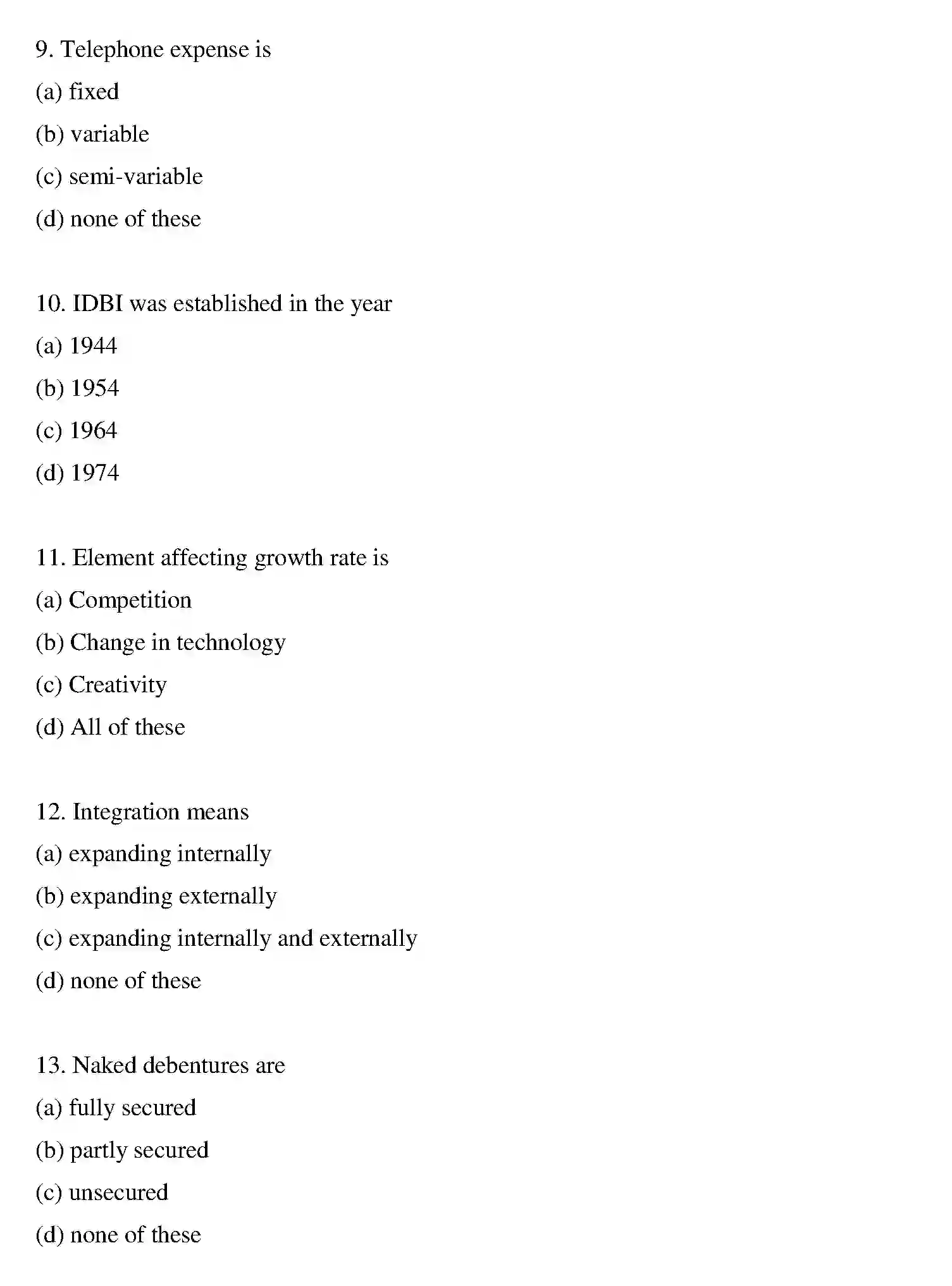 Bihar Board Class 2 2016 ENTREPRENEURSHIP Question Bank - Page 12