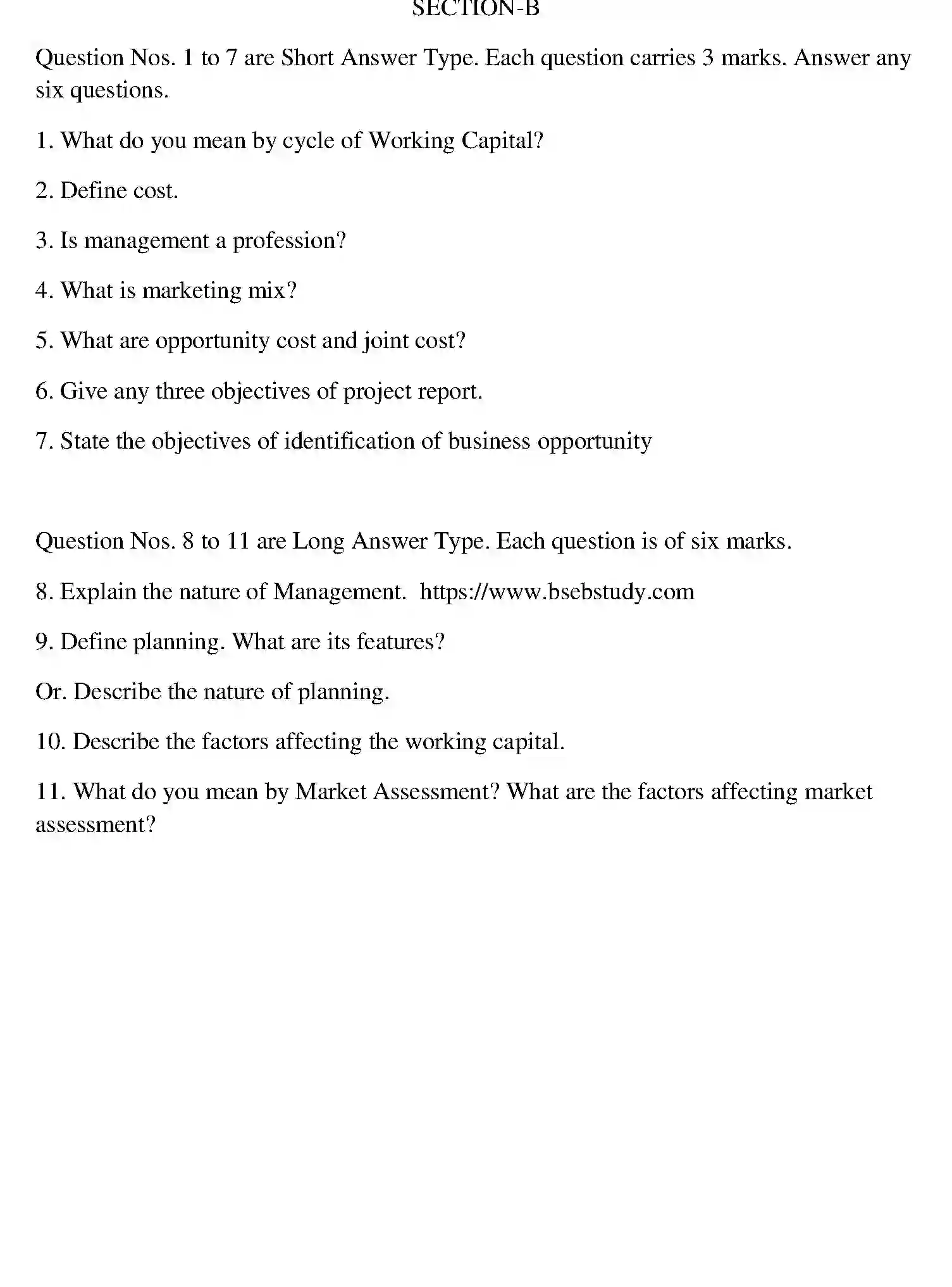 Bihar Board Class 2 2016 ENTREPRENEURSHIP Question Bank - Page 16