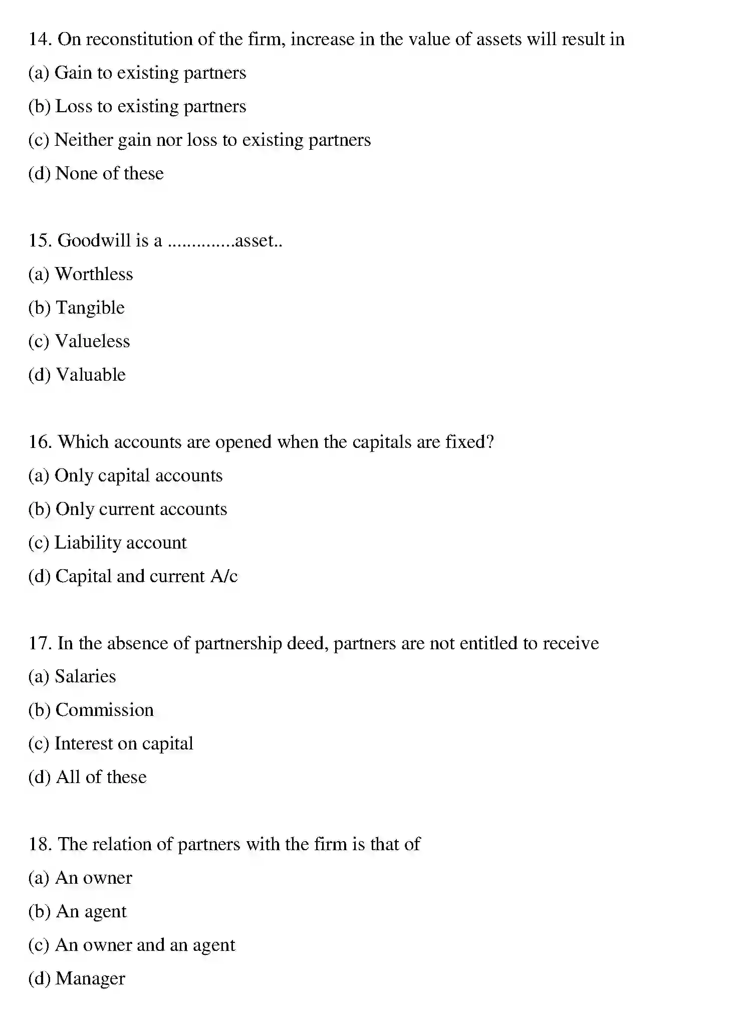 Bihar Board Class 12 2017 ACCOUNTANCY Question Bank - Page 18