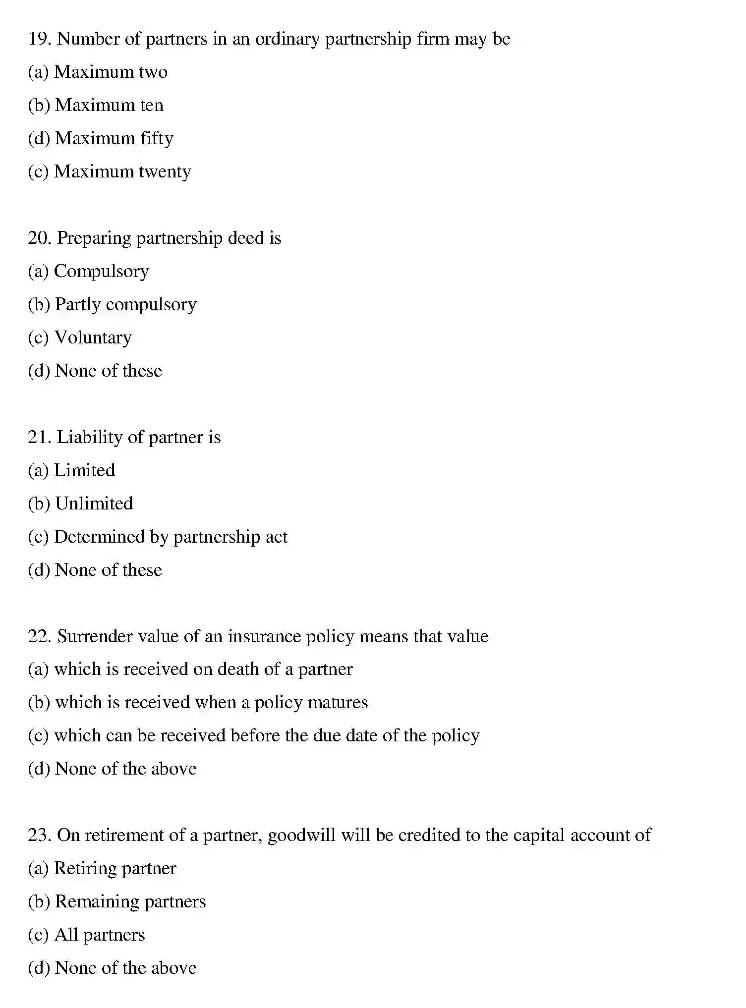 Bihar Board Class 12 2017 ACCOUNTANCY Question Bank - Page 19