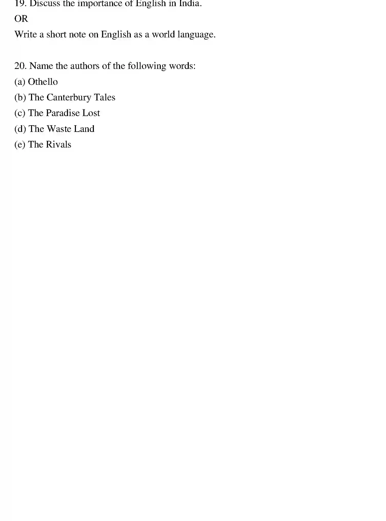 Bihar Board Class 2 2017 ENGLISH Question Bank - Page 4