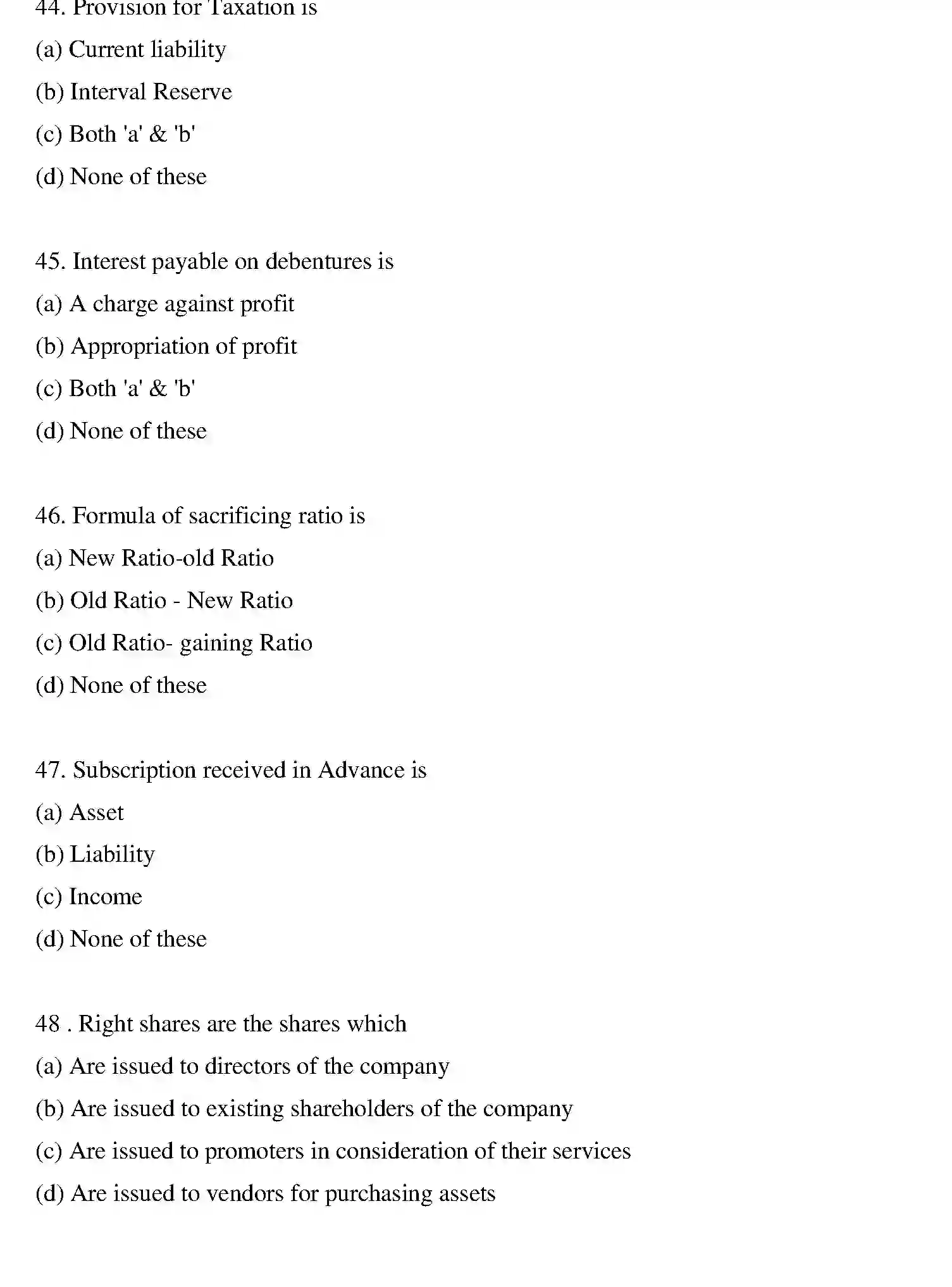 Bihar Board Class 2 2018 ACCOUNTANCY Question Bank - Page 26