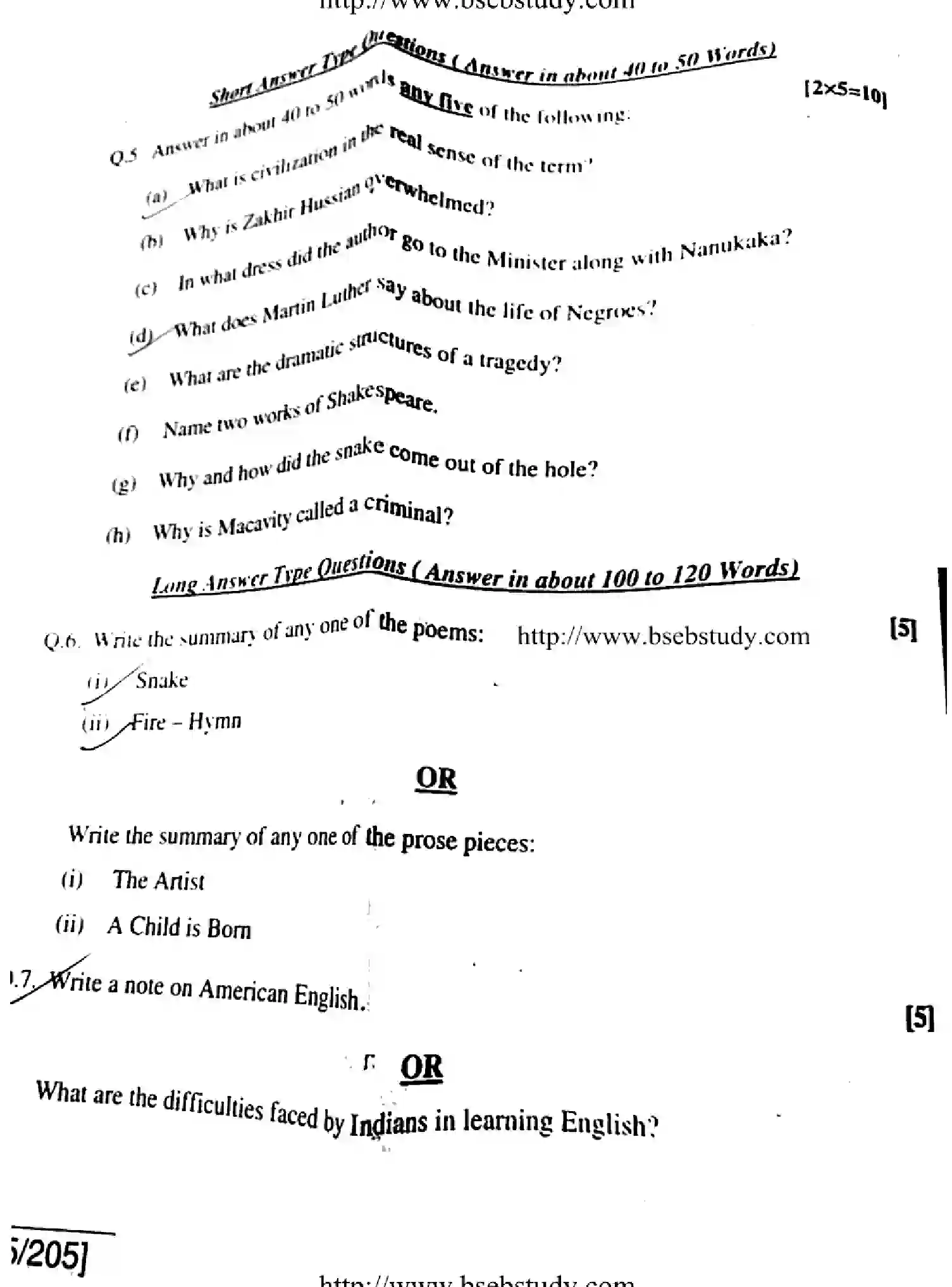 Bihar Board Class 2 2018 ENGLISH-105-205 Question Bank - Page 14
