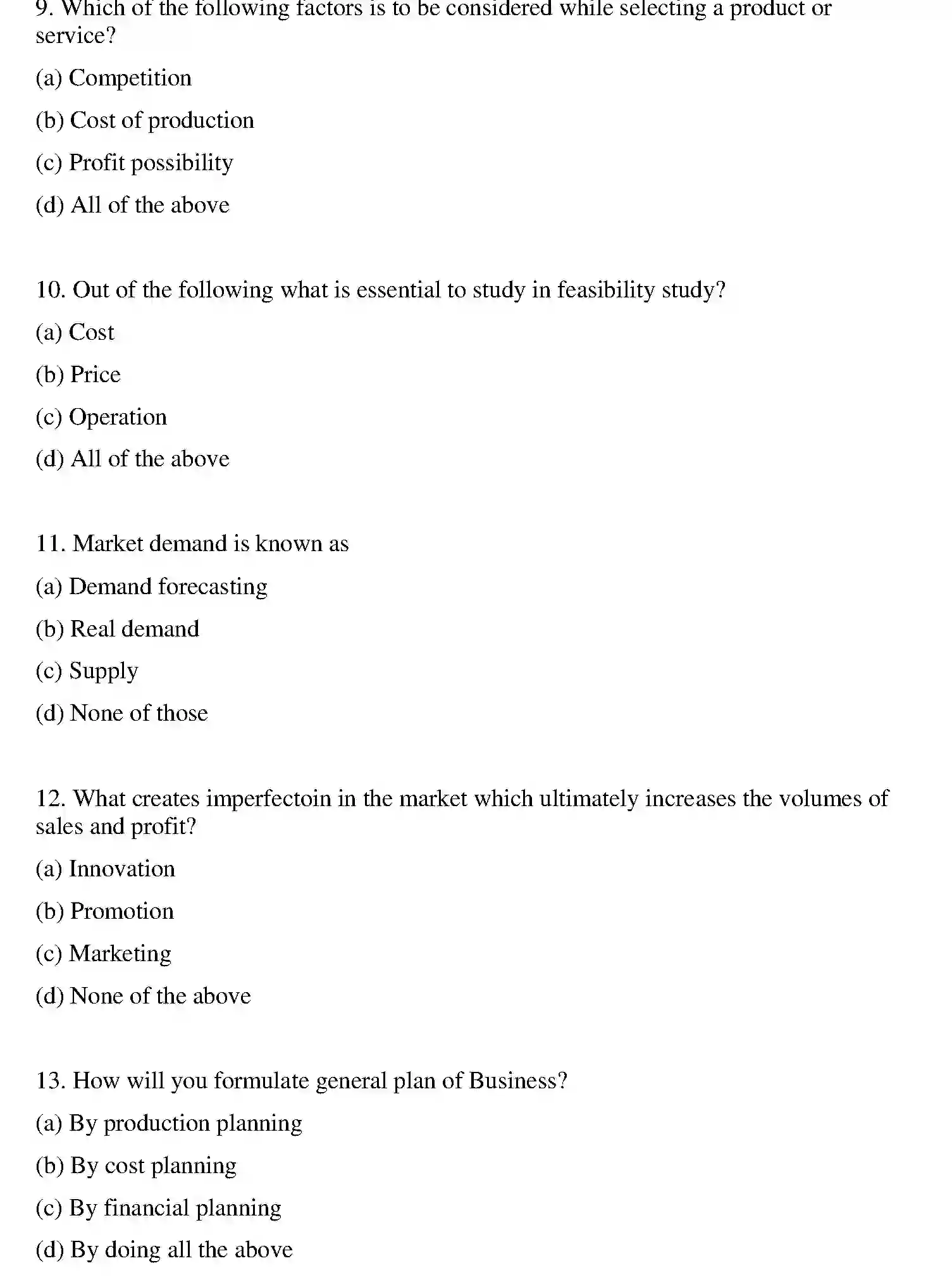 Bihar Board Class 2 2018 ENTREPRENEURSHIP Question Bank - Page 14