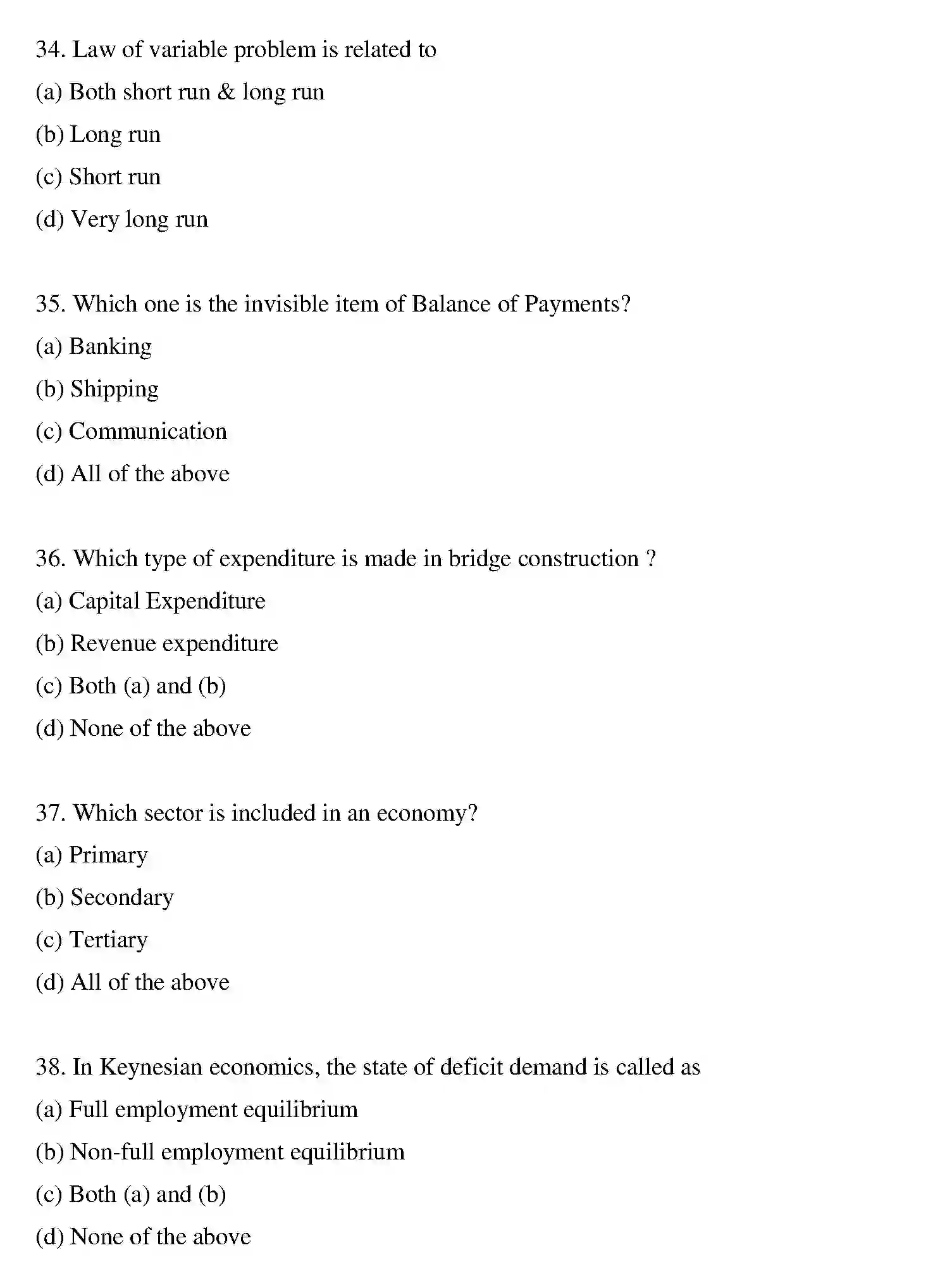 Bihar Board Class 2 2019 BUSINESS-ECONOMICS Question Bank - Page 23