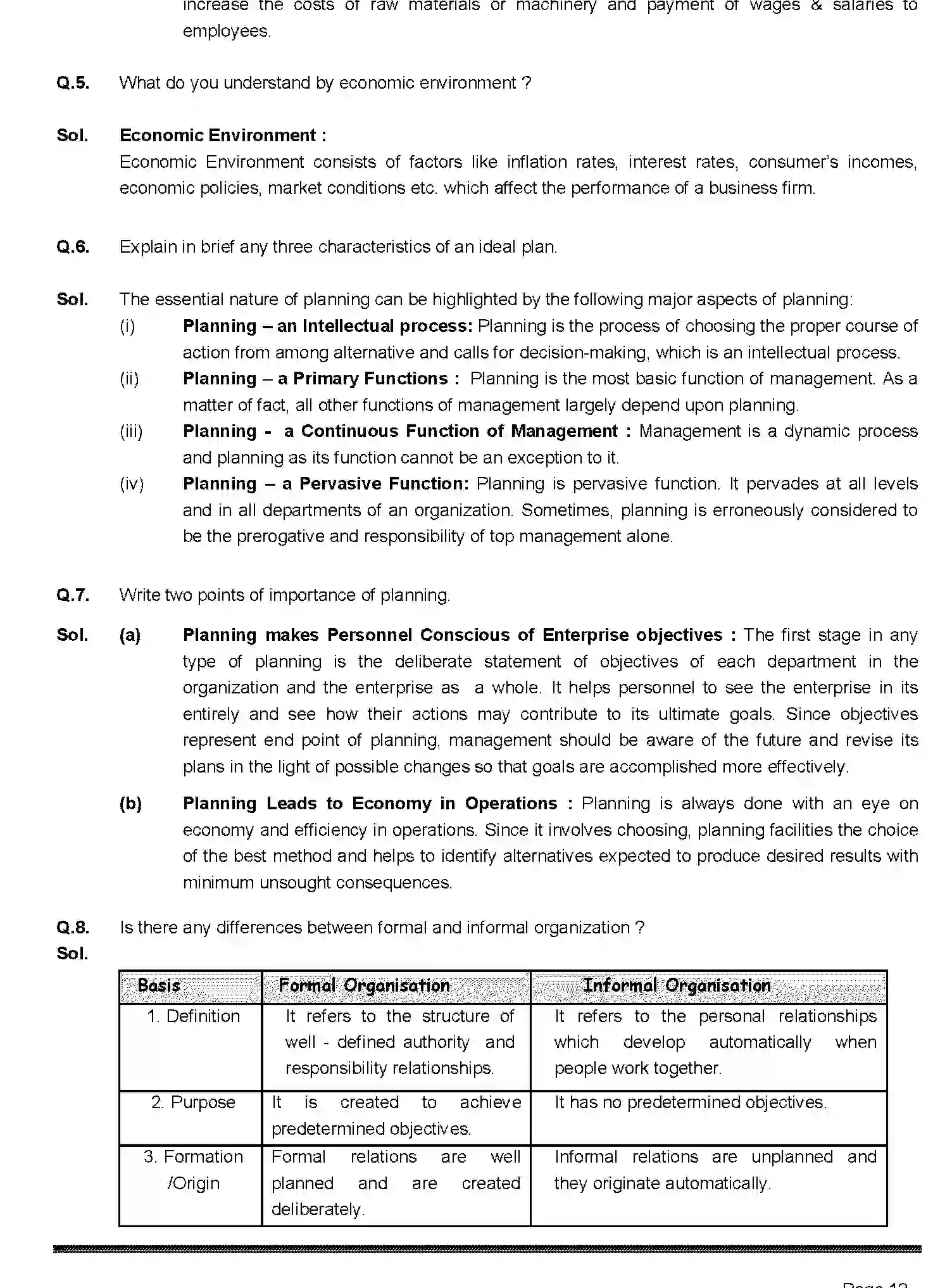 Bihar Board Class 2 2019 BUSINESS-STUDIES-217-2019 Question Bank - Page 12