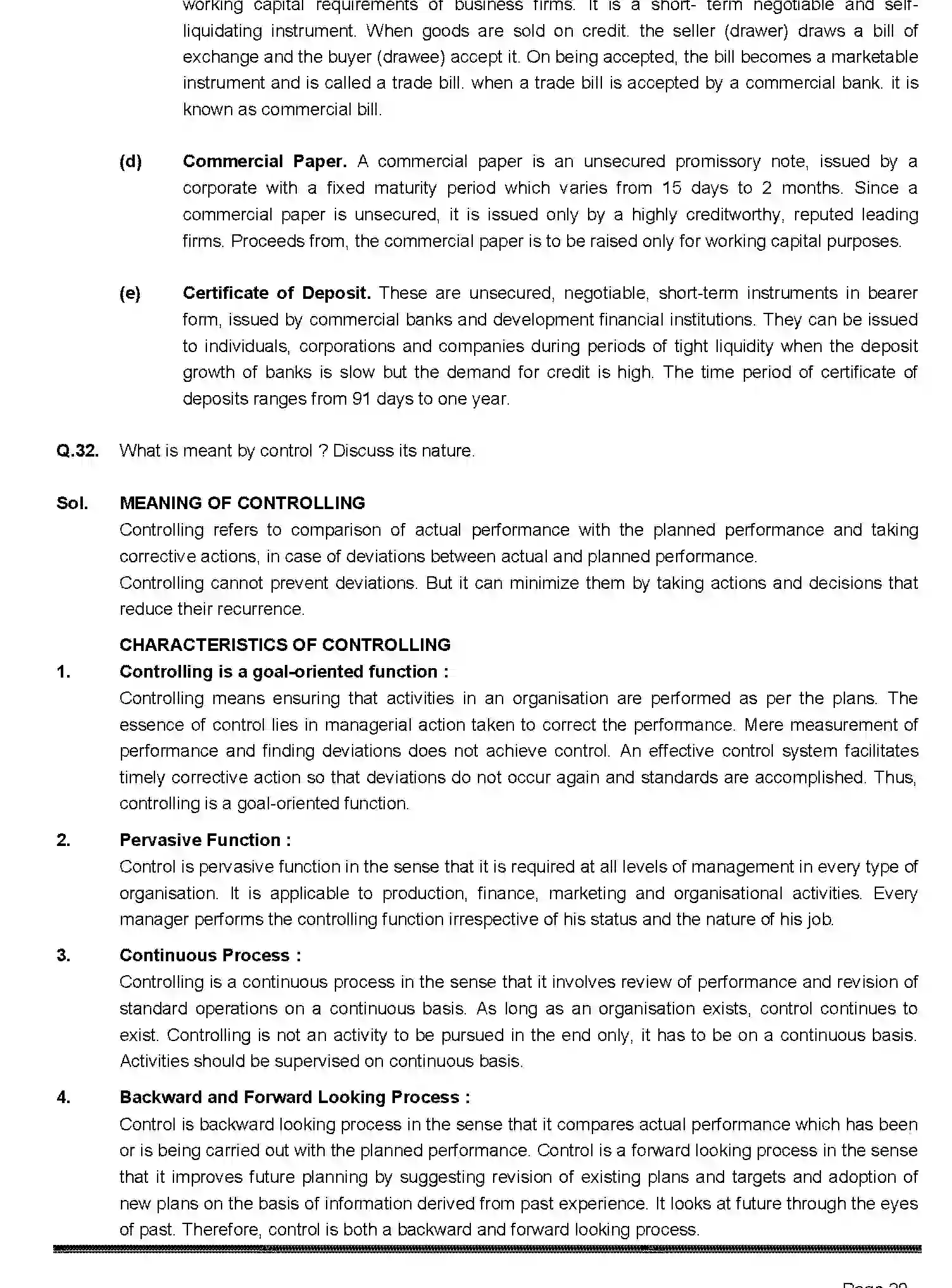 Bihar Board Class 2 2019 BUSINESS-STUDIES-217-2019 Question Bank - Page 20