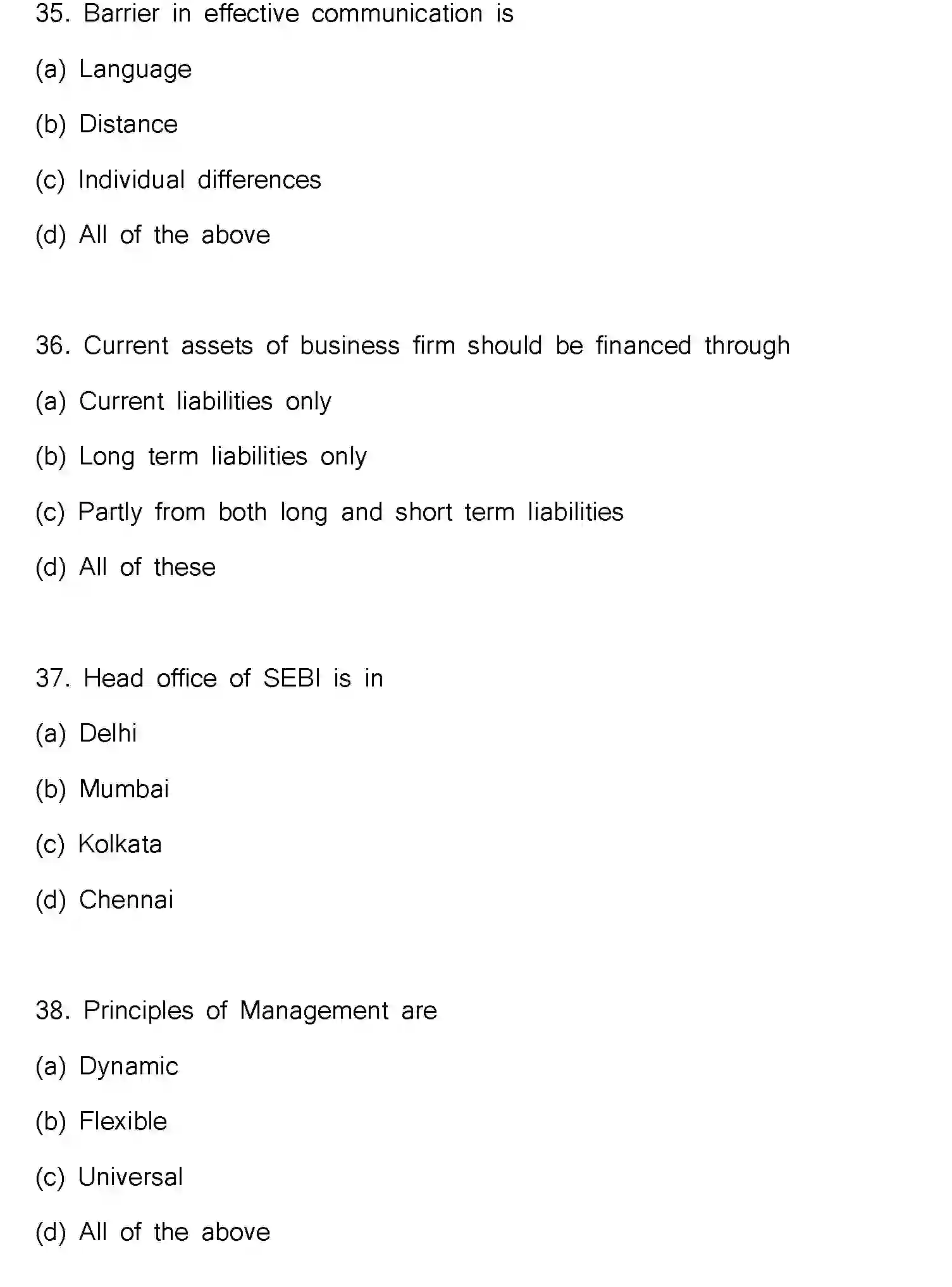 Bihar Board Class 2 2019 BUSINESS-STUDIES-EM Question Bank - Page 10