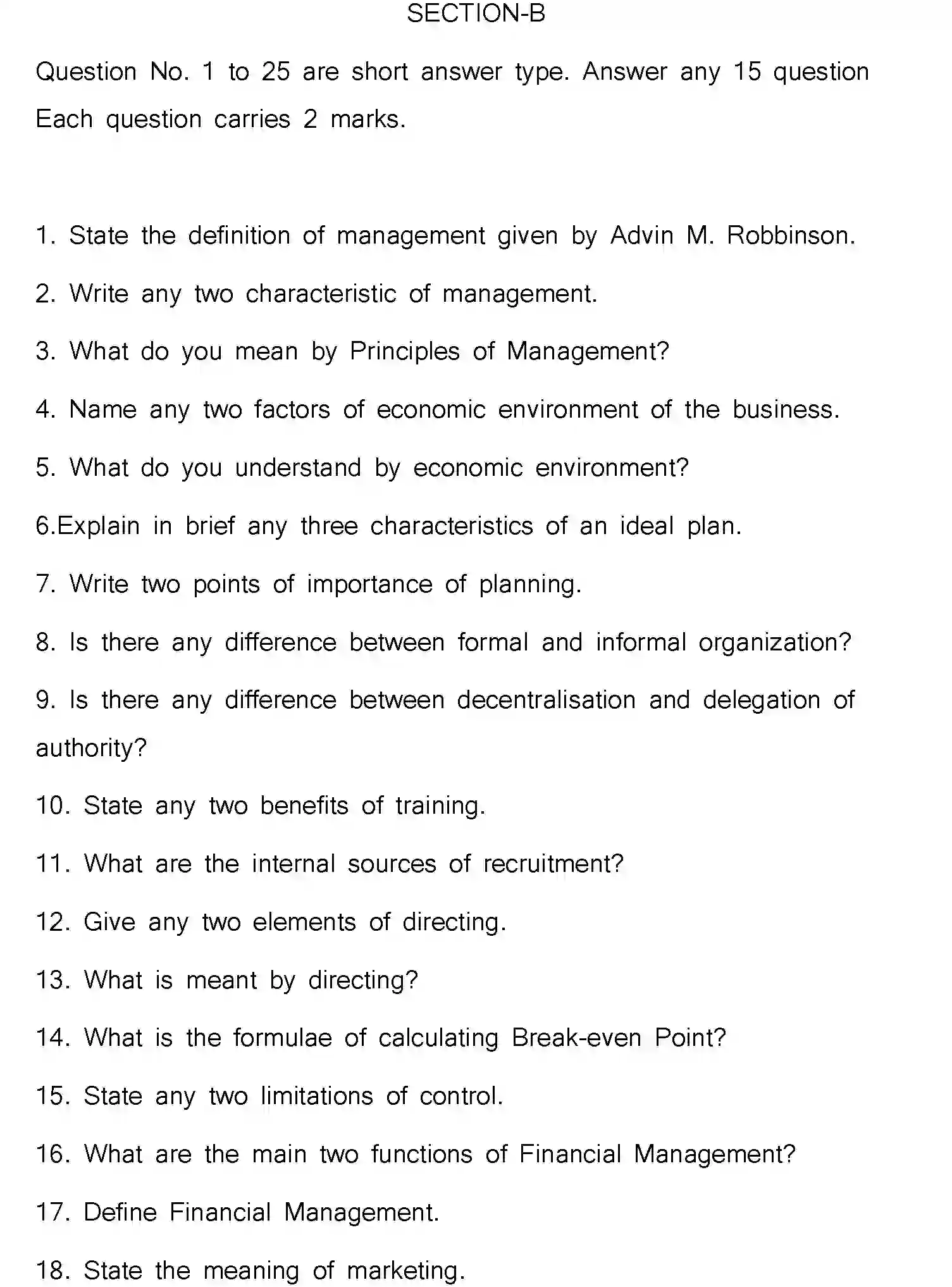 Bihar Board Class 2 2019 BUSINESS-STUDIES-EM Question Bank - Page 14