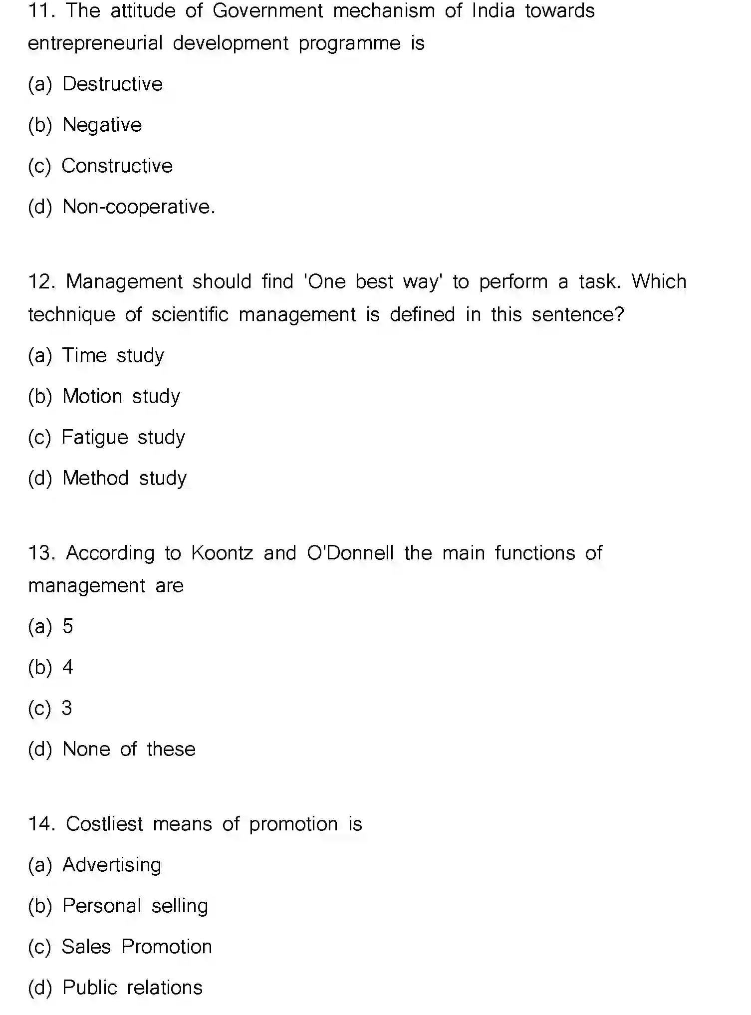 Bihar Board Class 2 2019 BUSINESS-STUDIES-EM Question Bank - Page 4