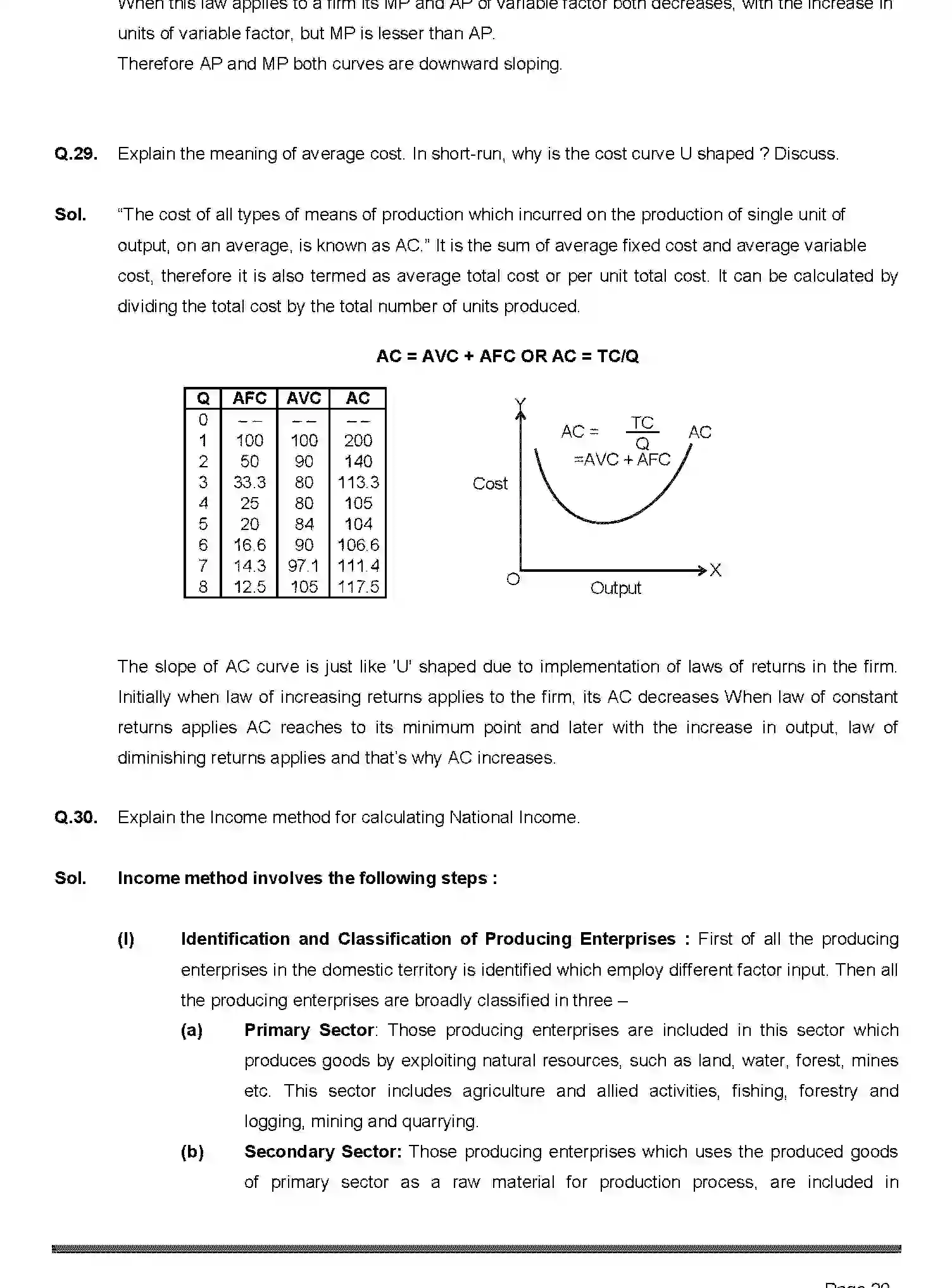 Bihar Board Class 2 2019 ECONOMICS-219-2019 Question Bank - Page 20