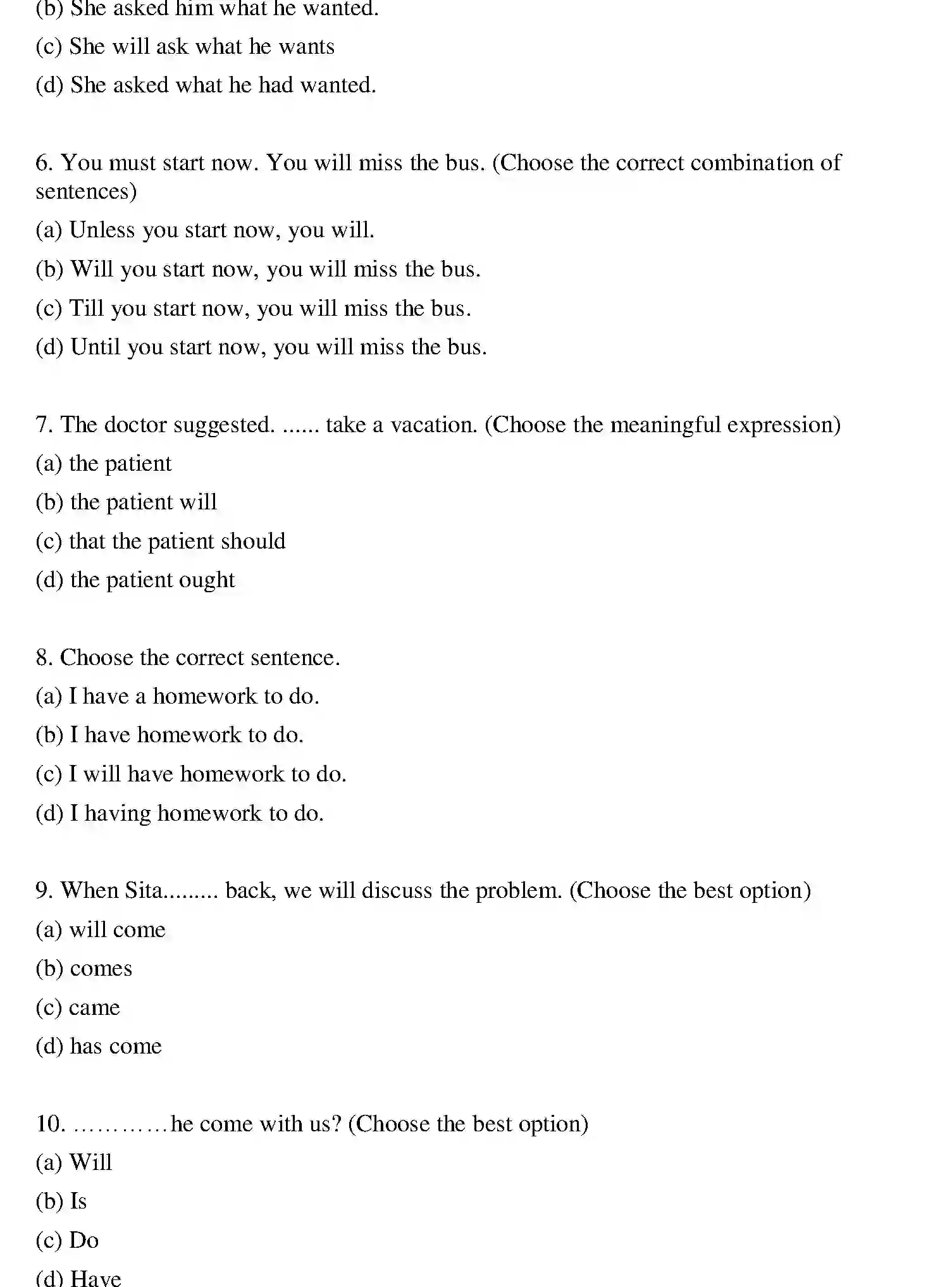 Bihar Board Class 2 2019 ENGLISH Question Bank - Page 2