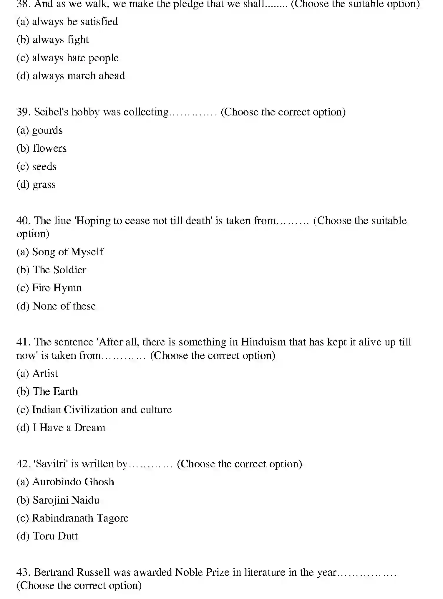 Bihar Board Class 2 2019 ENGLISH Question Bank - Page 8
