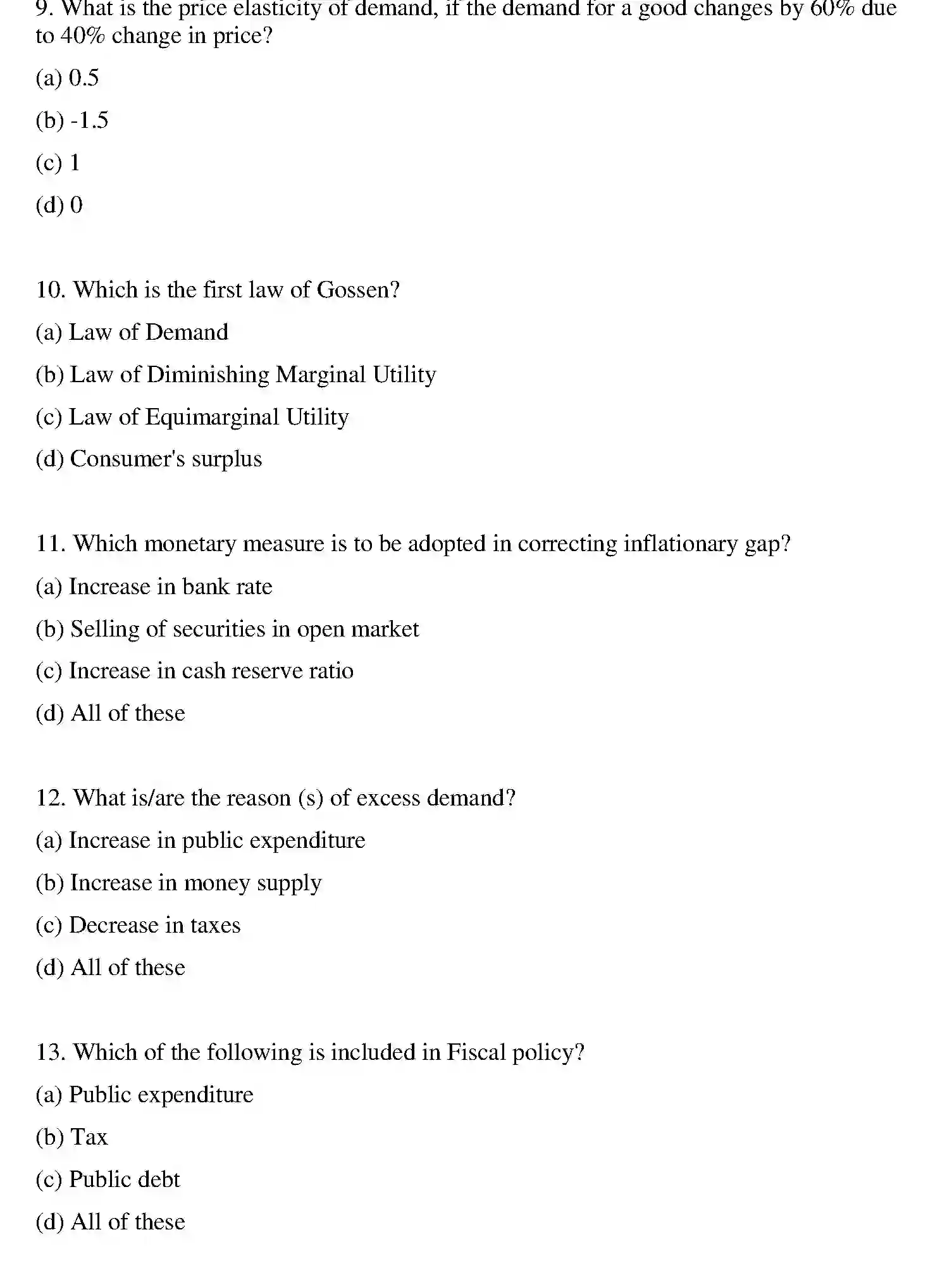 Bihar Board Class 2 2020 BUSINESS-ECONOMICS Question Bank - Page 21