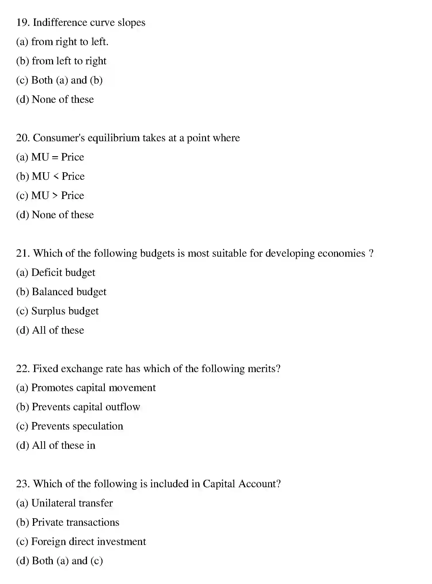 Bihar Board Class 2 2020 BUSINESS-ECONOMICS Question Bank - Page 23