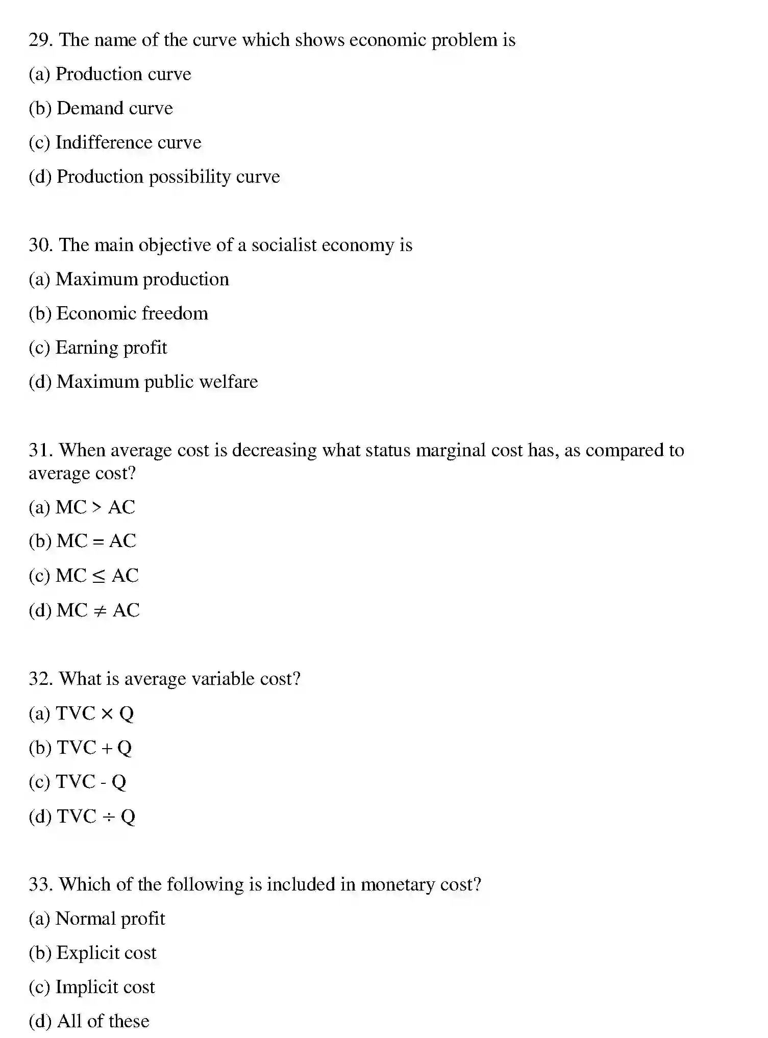 Bihar Board Class 2 2020 BUSINESS-ECONOMICS Question Bank - Page 25