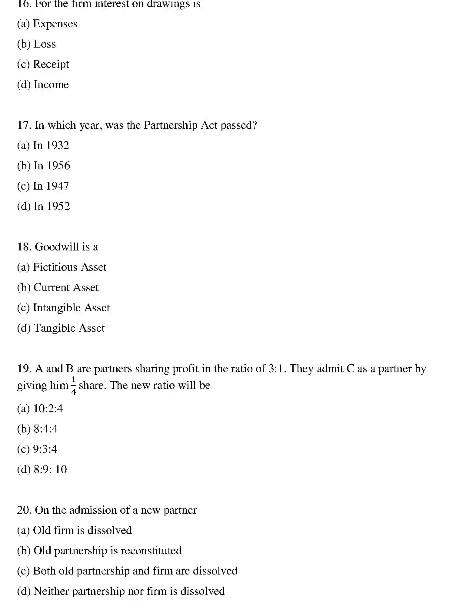 Bihar Board Class 12 2021 ACCOUNTANCY Question Bank - Page 34