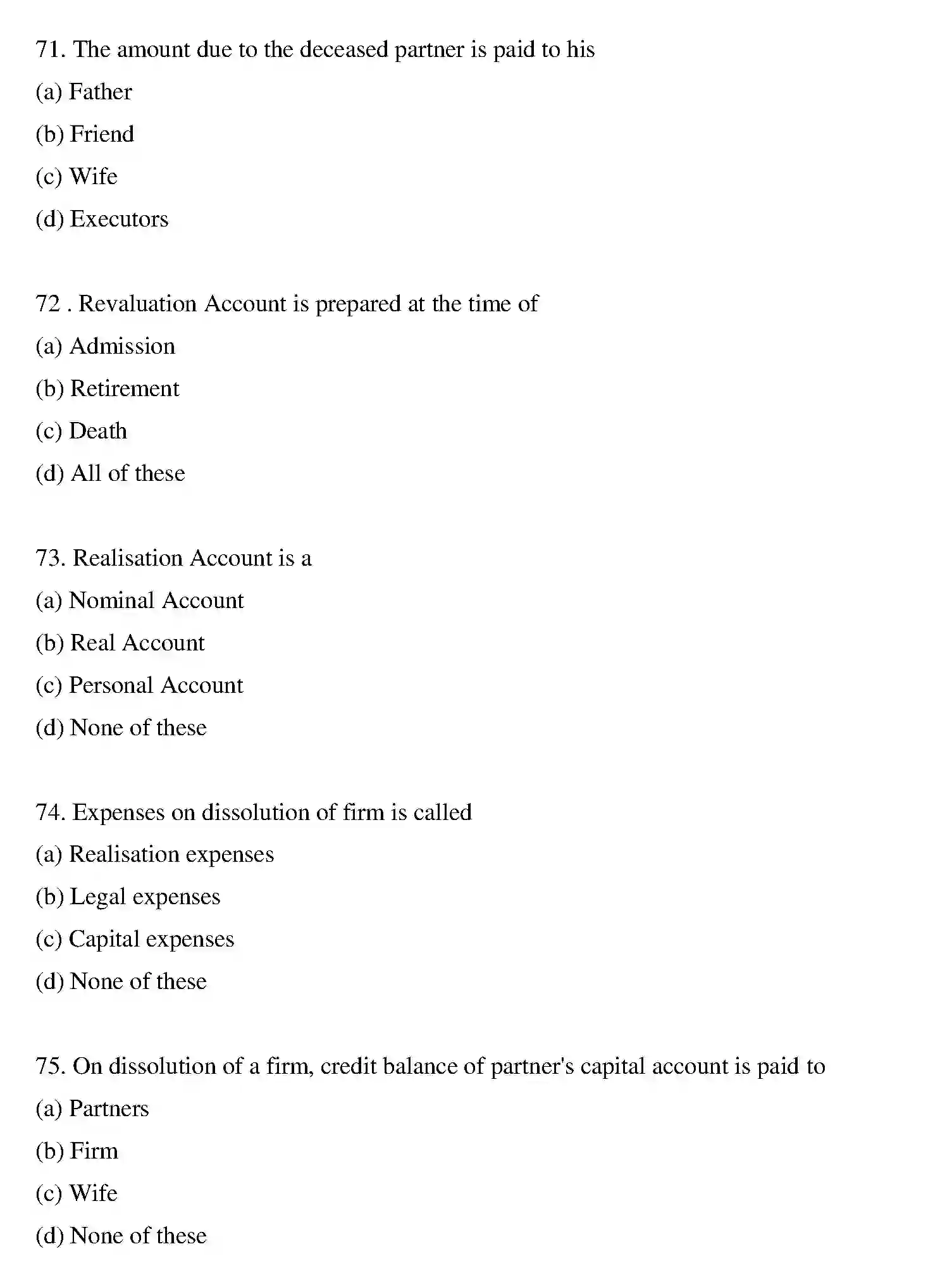Bihar Board Class 12 2021 ACCOUNTANCY Question Bank - Page 45