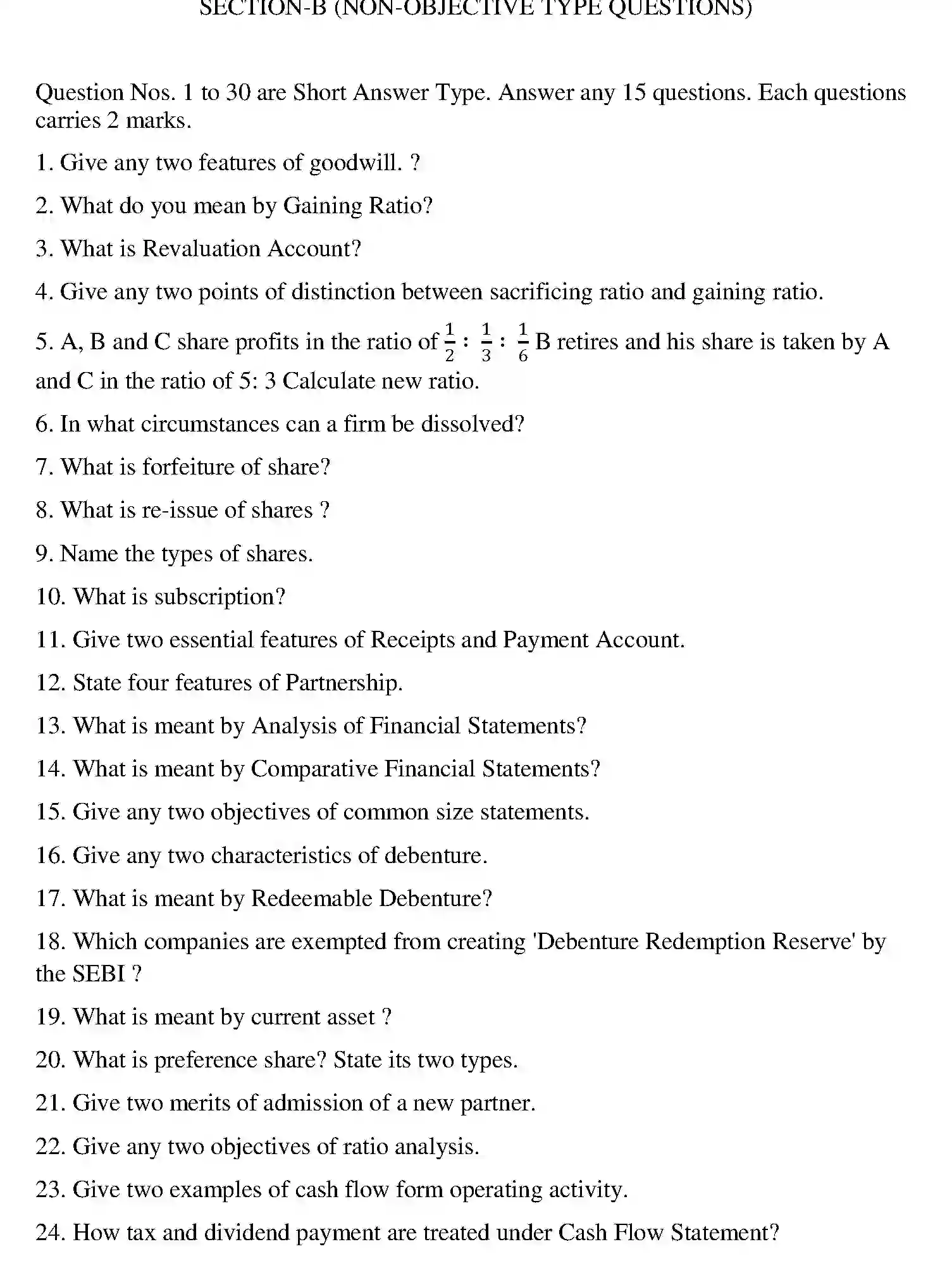 Bihar Board Class 12 2021 ACCOUNTANCY Question Bank - Page 51