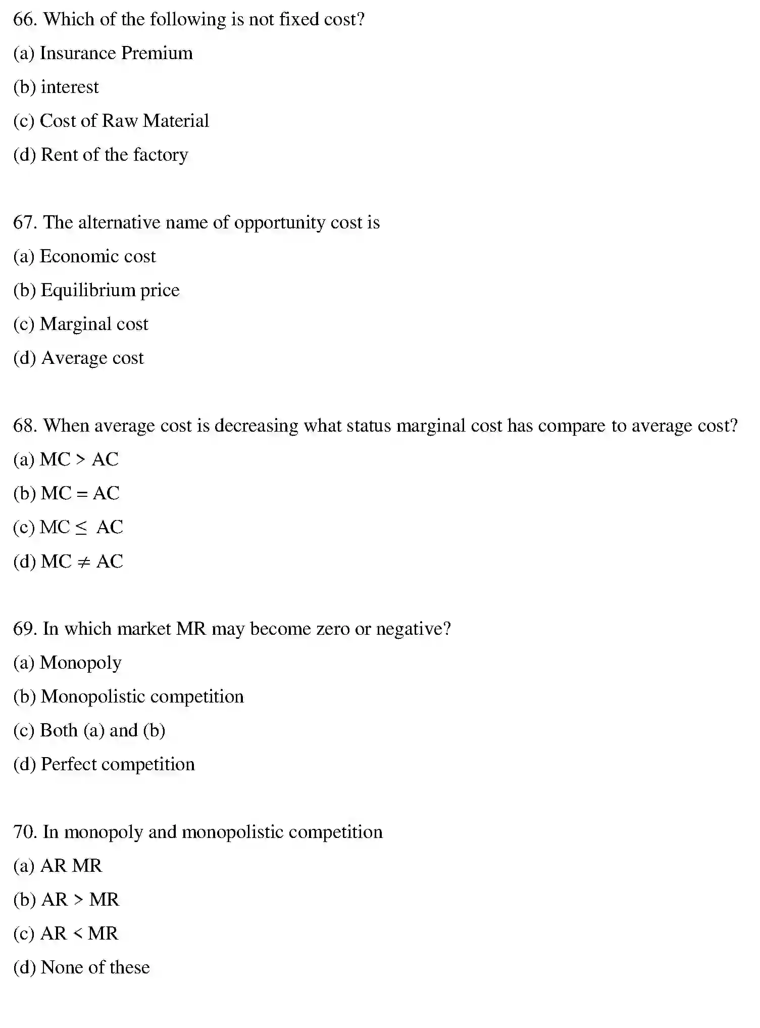Bihar Board Class 2 2021 BUSINESS-ECONOMICS Question Bank - Page 43