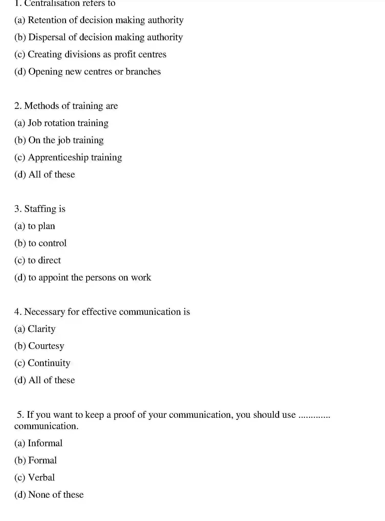 Bihar Board Class 12 2021 BUSINESS-STUDIES-EM Question Bank - Page 2