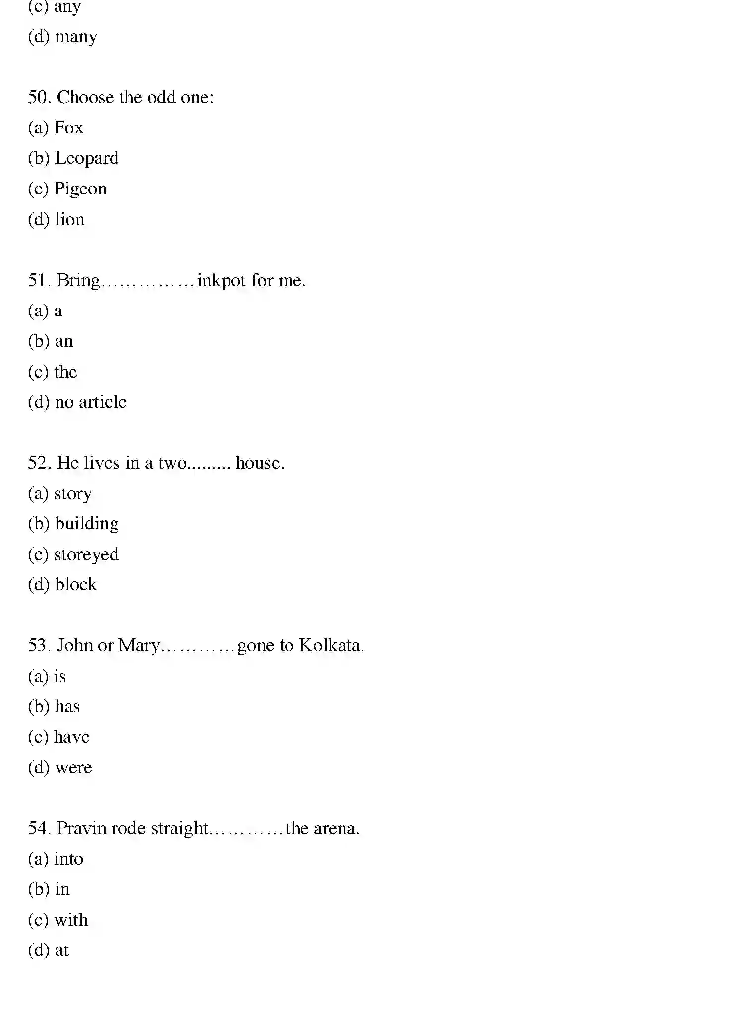 Bihar Board Class 12 2021 ENGLISH Question Bank - Page 10
