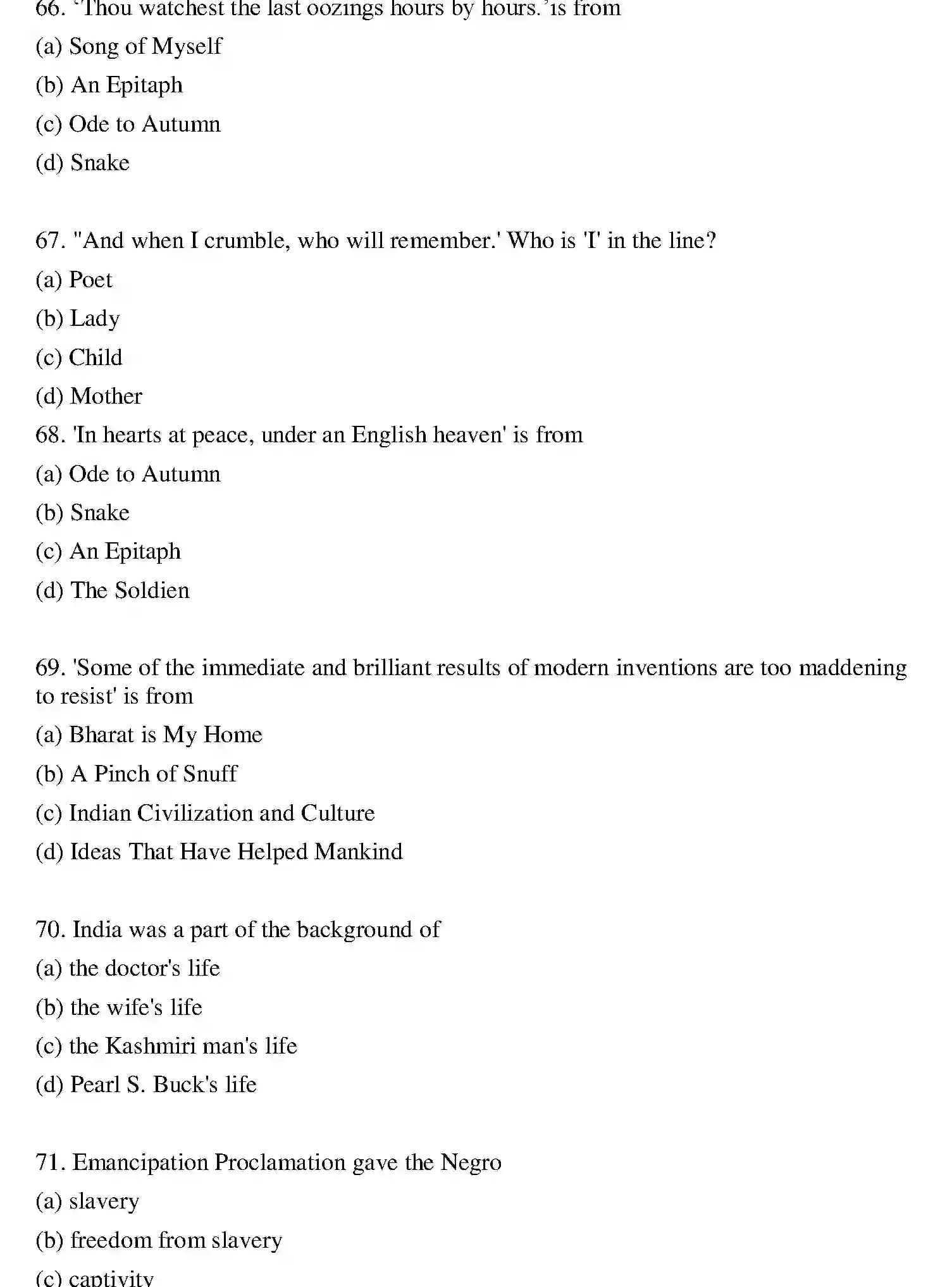 Bihar Board Class 12 2021 ENGLISH Question Bank - Page 13