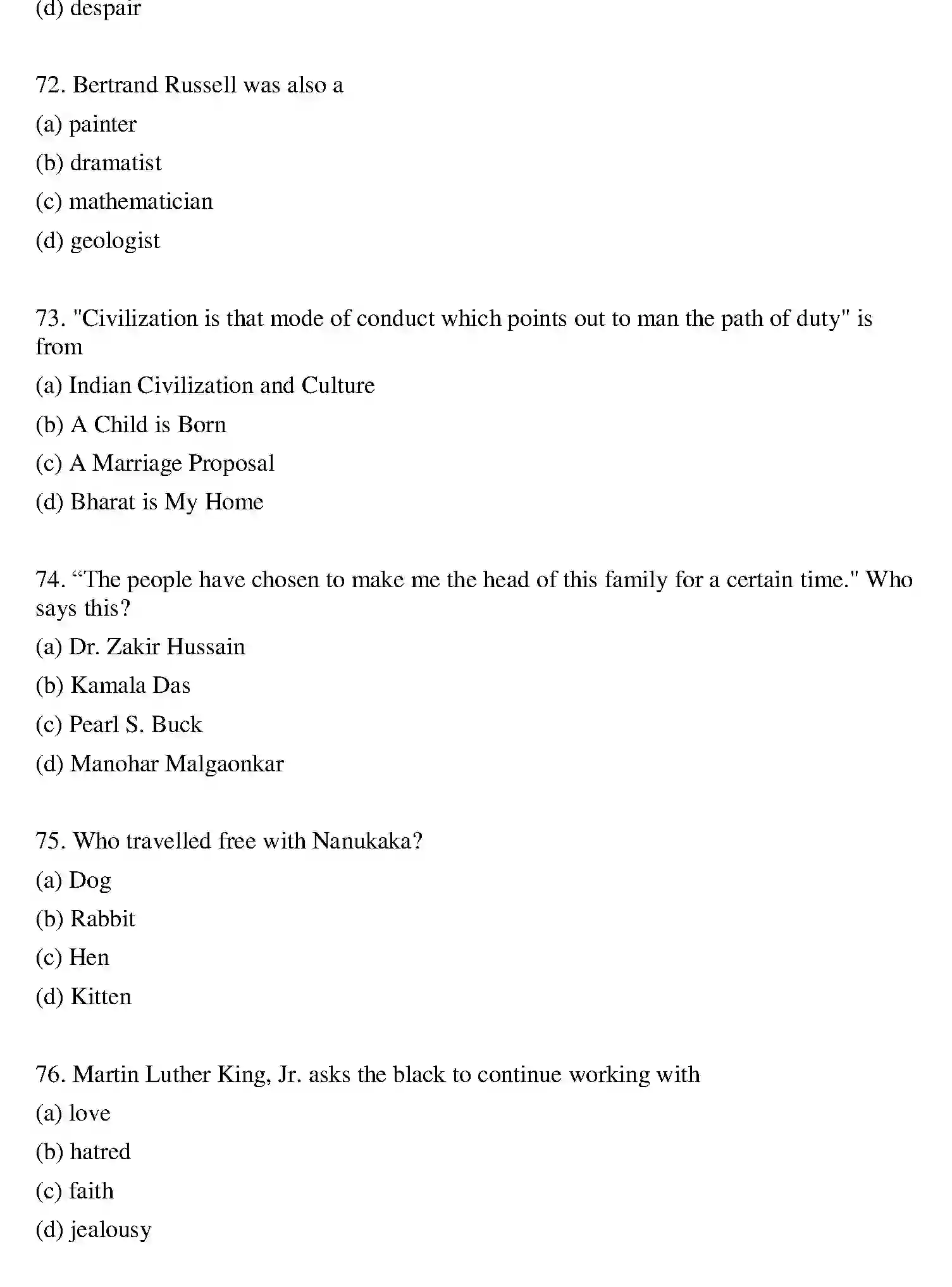 Bihar Board Class 12 2021 ENGLISH Question Bank - Page 14