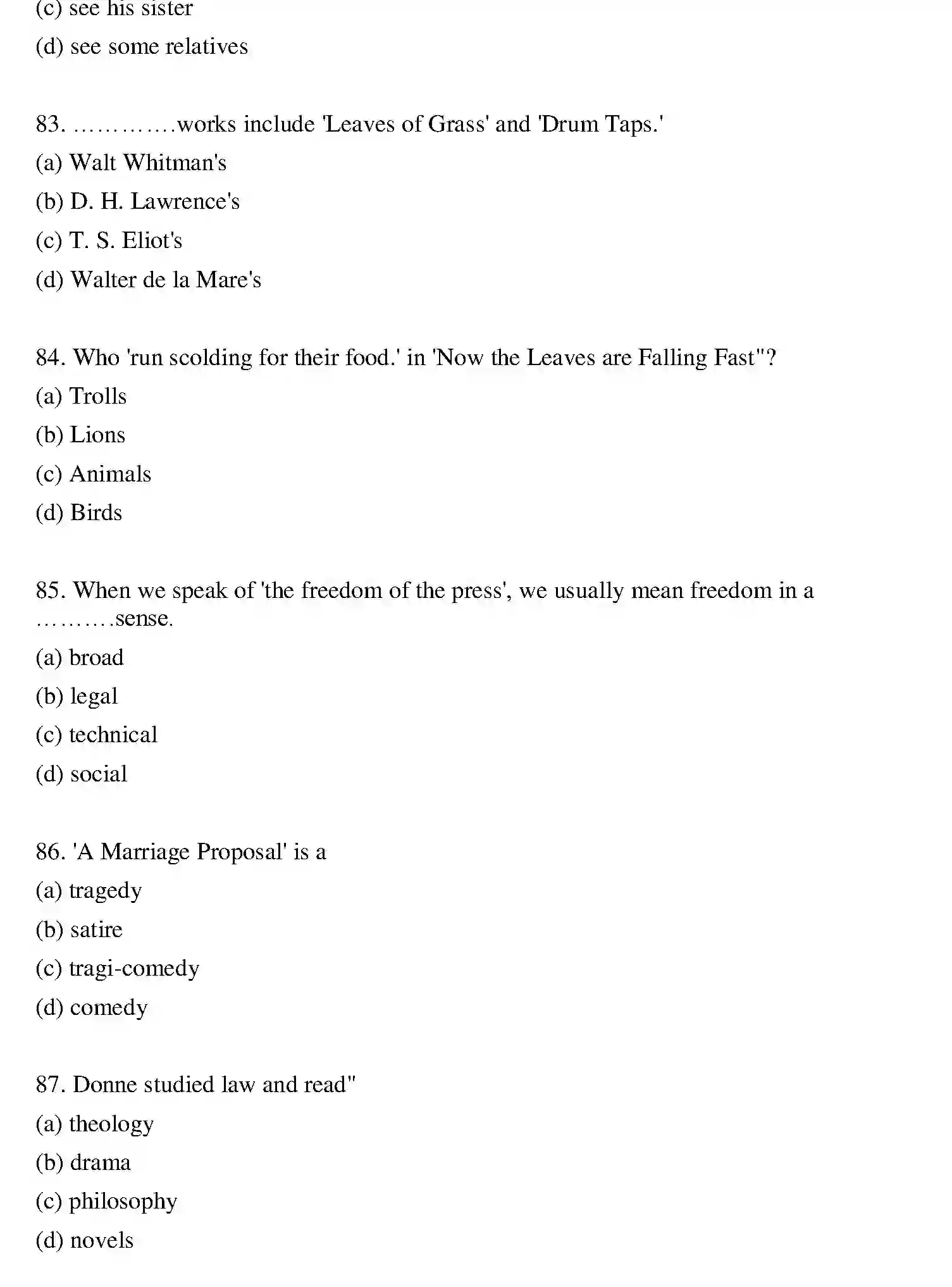 Bihar Board Class 12 2021 ENGLISH Question Bank - Page 16