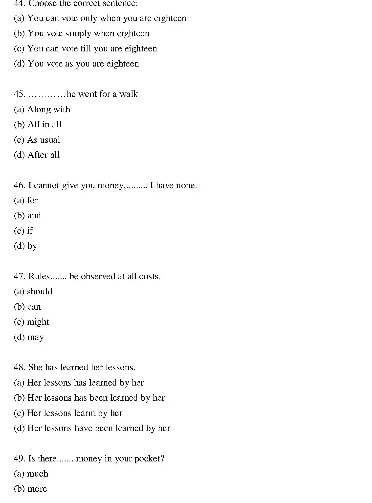 Bihar Board Class 12 2021 ENGLISH Question Bank - Page 9