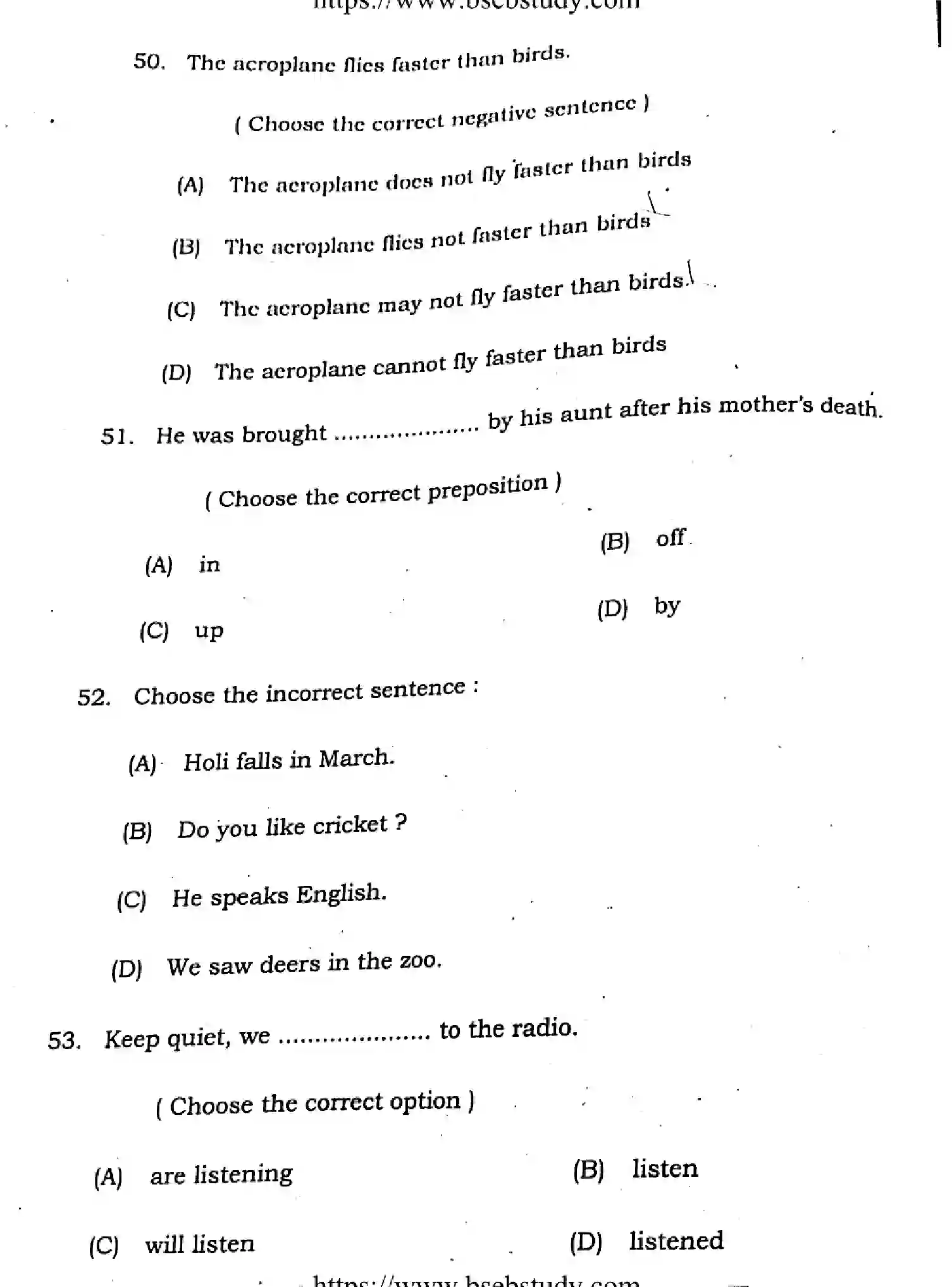 Bihar Board Class 2 2021 ENGLISH-COMPULSORY-105-205-B Question Bank - Page 13