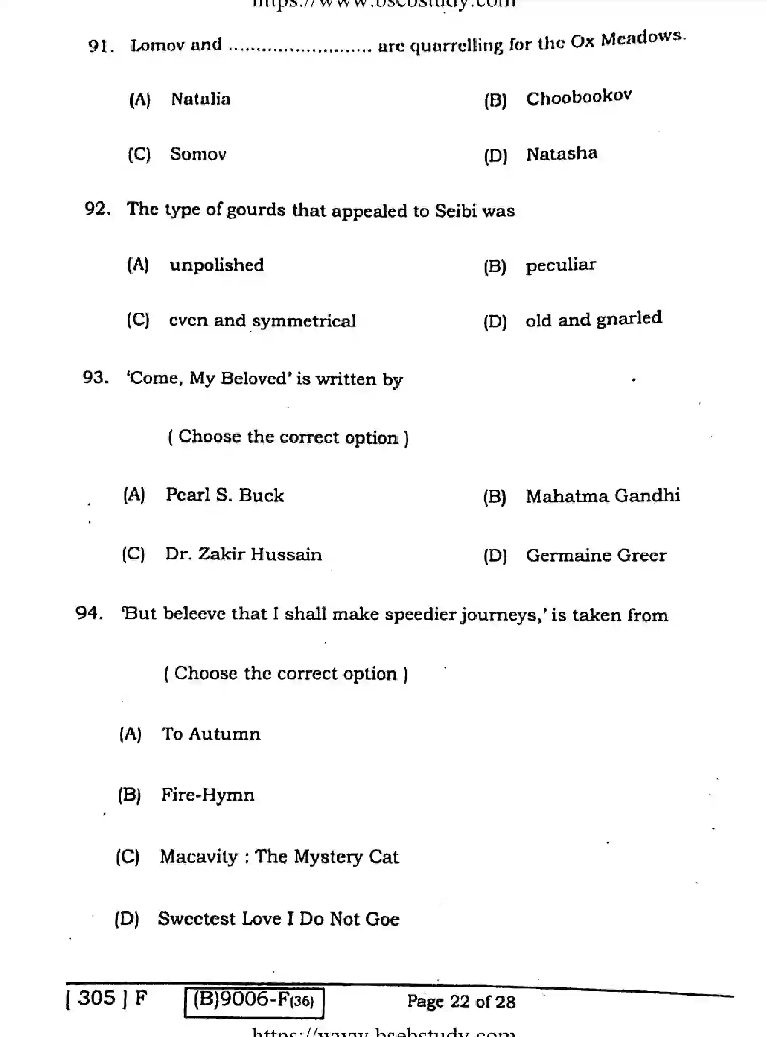 Bihar Board Class 12 2021 ENGLISH-COMPULSORY-305-F Question Bank - Page 21