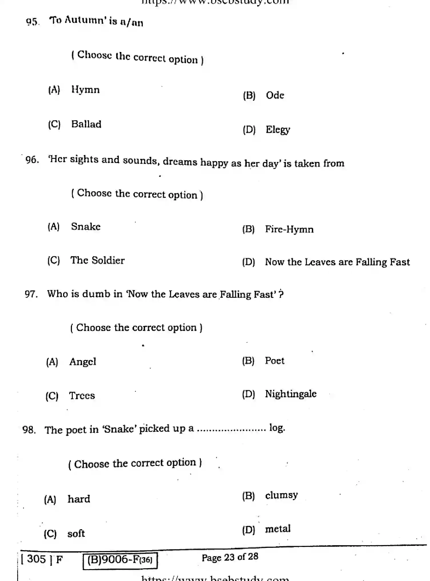 Bihar Board Class 12 2021 ENGLISH-COMPULSORY-305-F Question Bank - Page 22