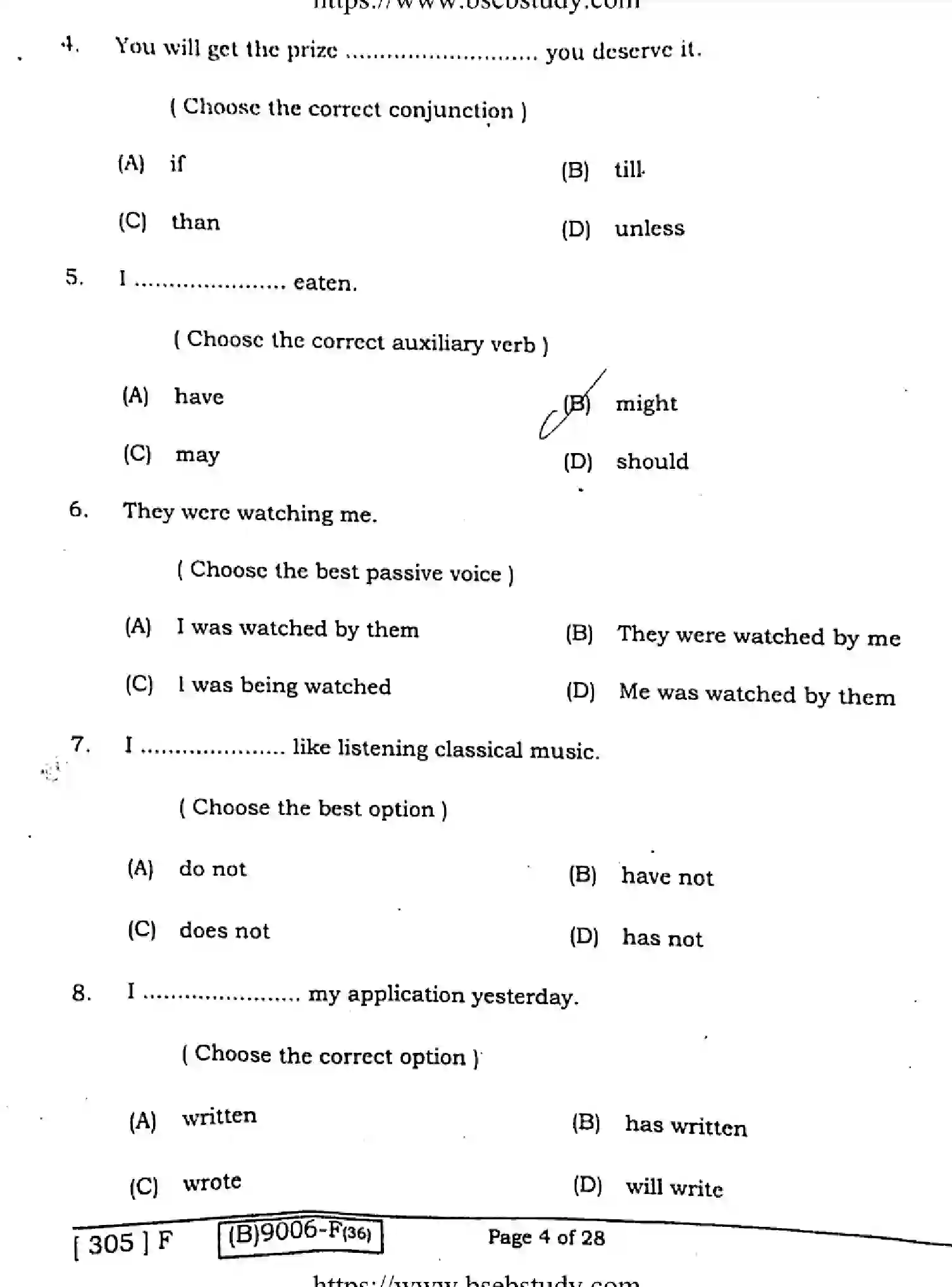 Bihar Board Class 12 2021 ENGLISH-COMPULSORY-305-F Question Bank - Page 3