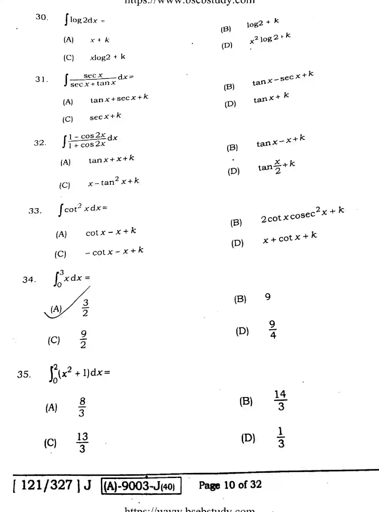 Bihar Board Class 2 2021 MATHEMATICS-121-327-J Question Bank - Page 10