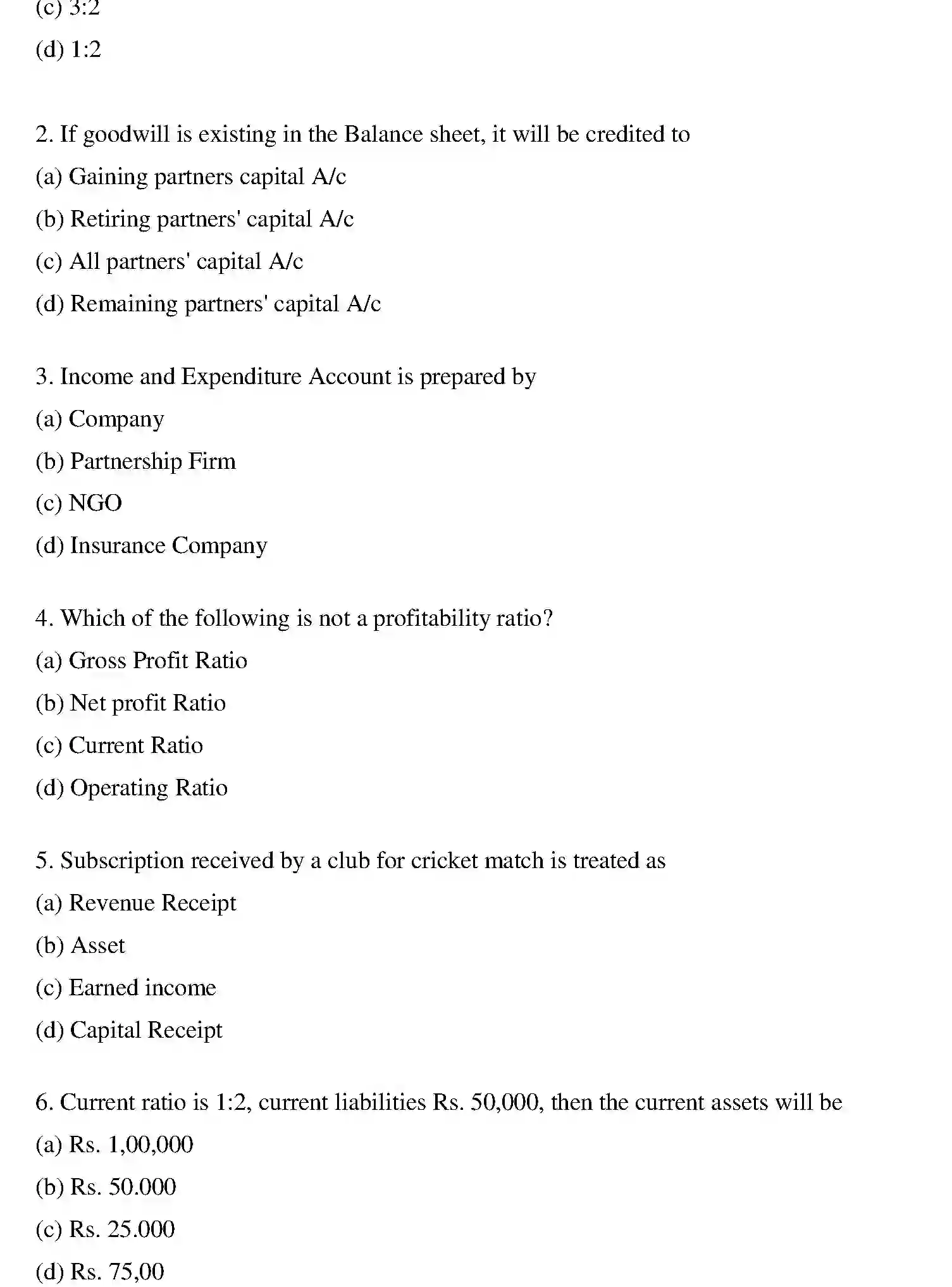 Bihar Board Class 2 2022 ACCOUNTANCY Question Bank - Page 31