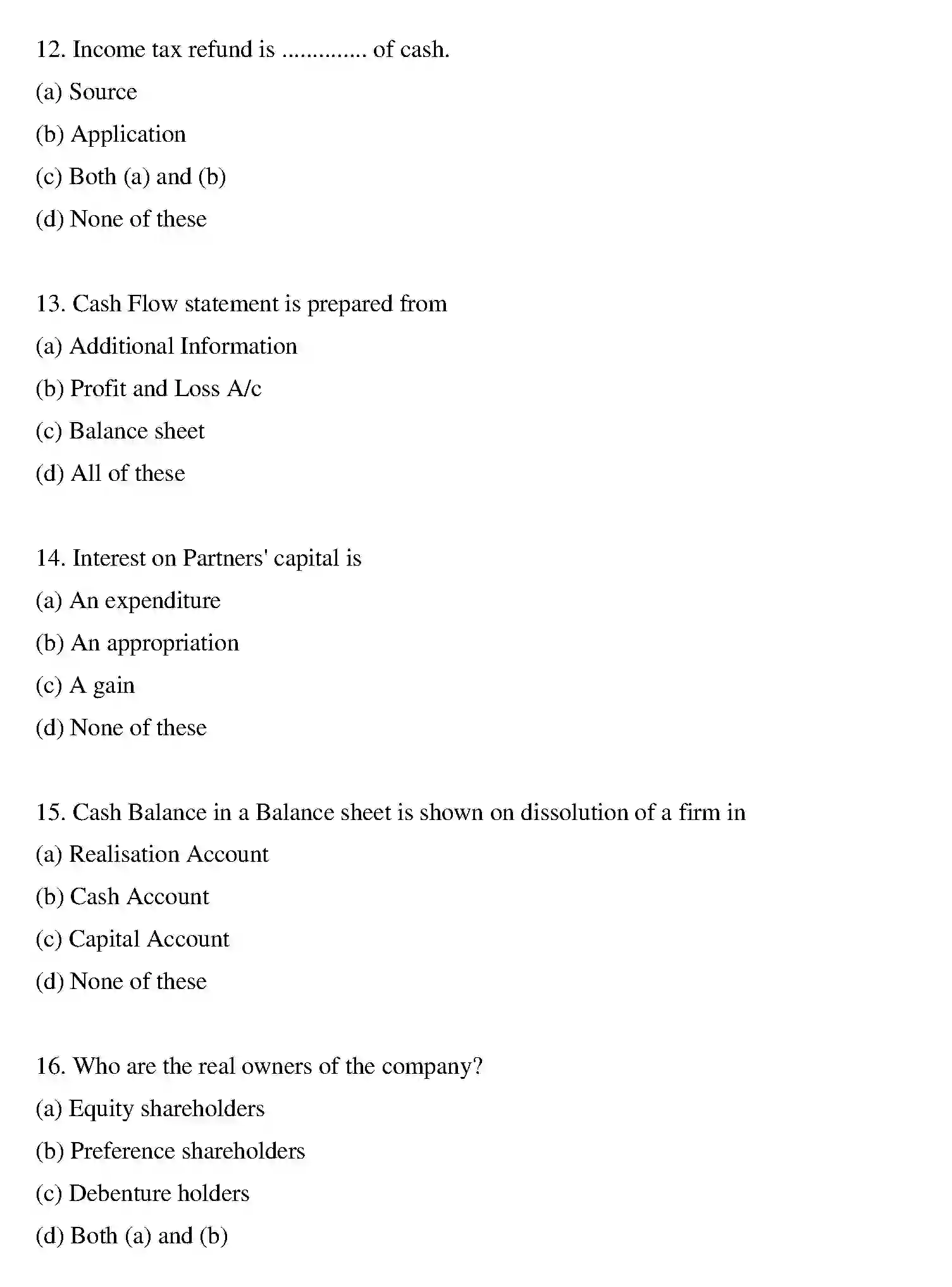 Bihar Board Class 2 2022 ACCOUNTANCY Question Bank - Page 33