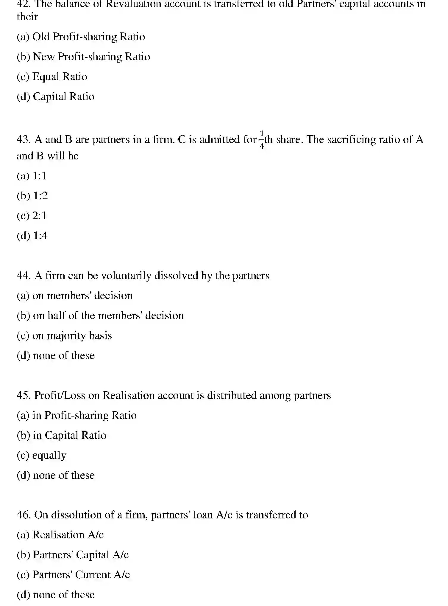 Bihar Board Class 2 2022 ACCOUNTANCY Question Bank - Page 39